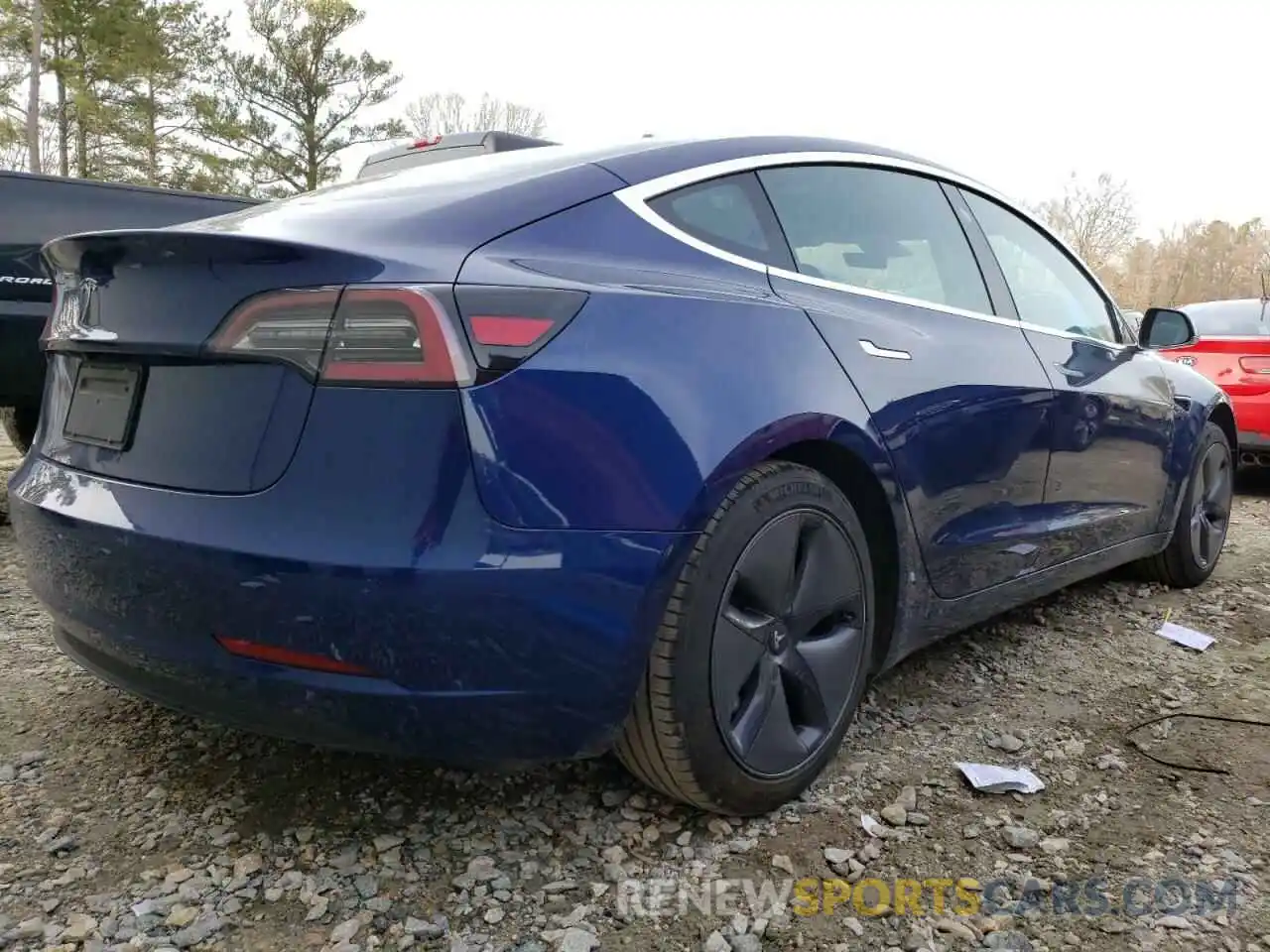 4 Фотография поврежденного автомобиля 5YJ3E1EA6KF411641 TESLA MODEL 3 2019