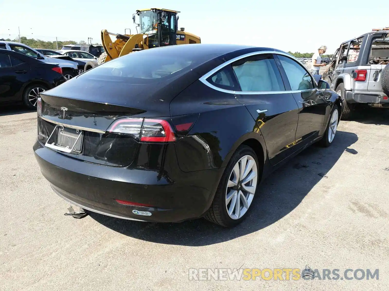 4 Photograph of a damaged car 5YJ3E1EA6KF412434 TESLA MODEL 3 2019