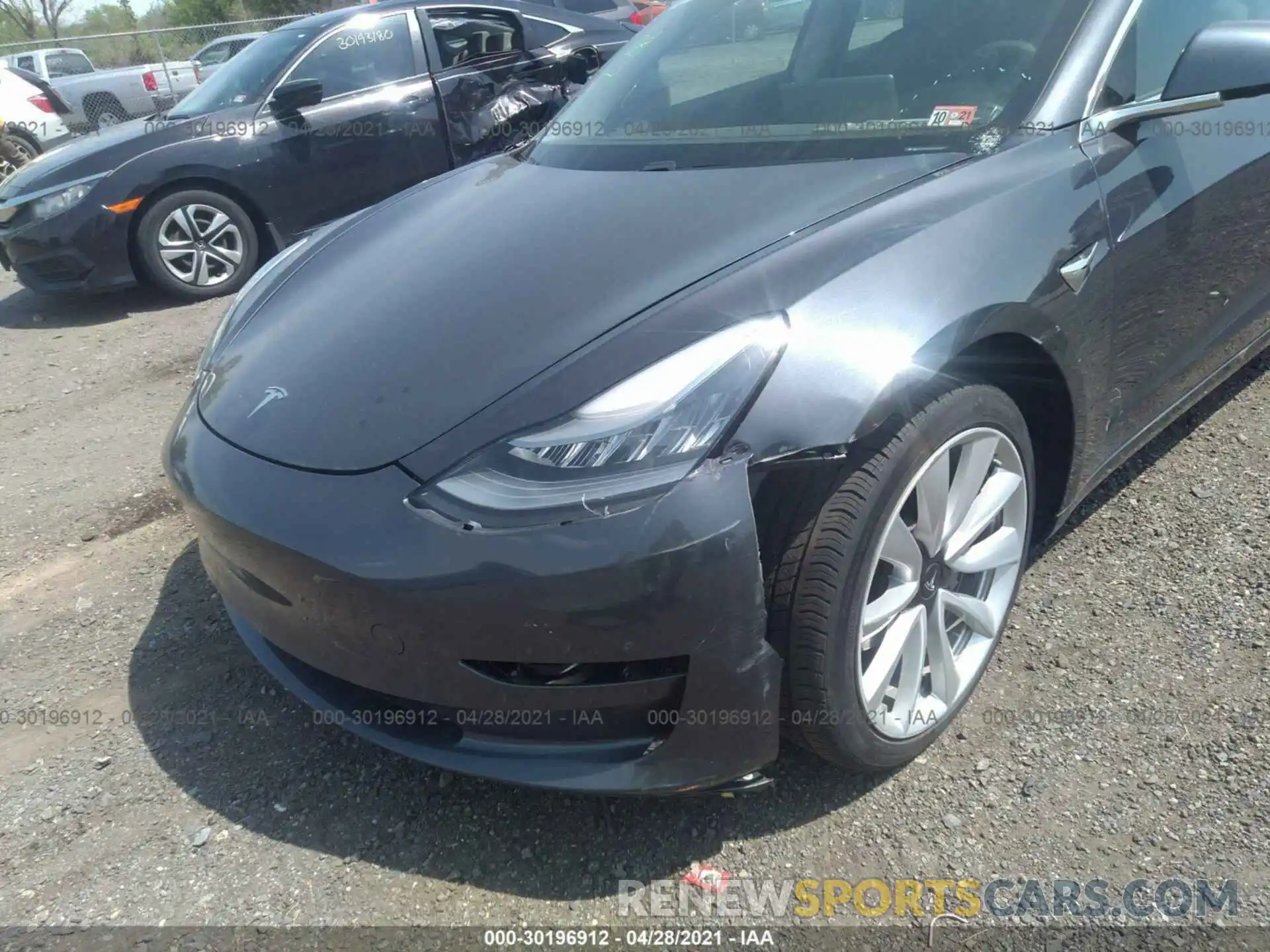 6 Фотография поврежденного автомобиля 5YJ3E1EA6KF417164 TESLA MODEL 3 2019