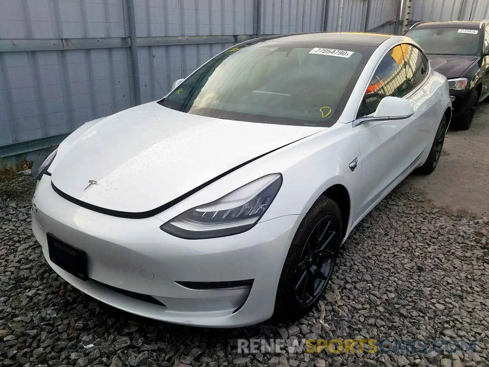 2 Photograph of a damaged car 5YJ3E1EA6KF420291 TESLA MODEL 3 2019