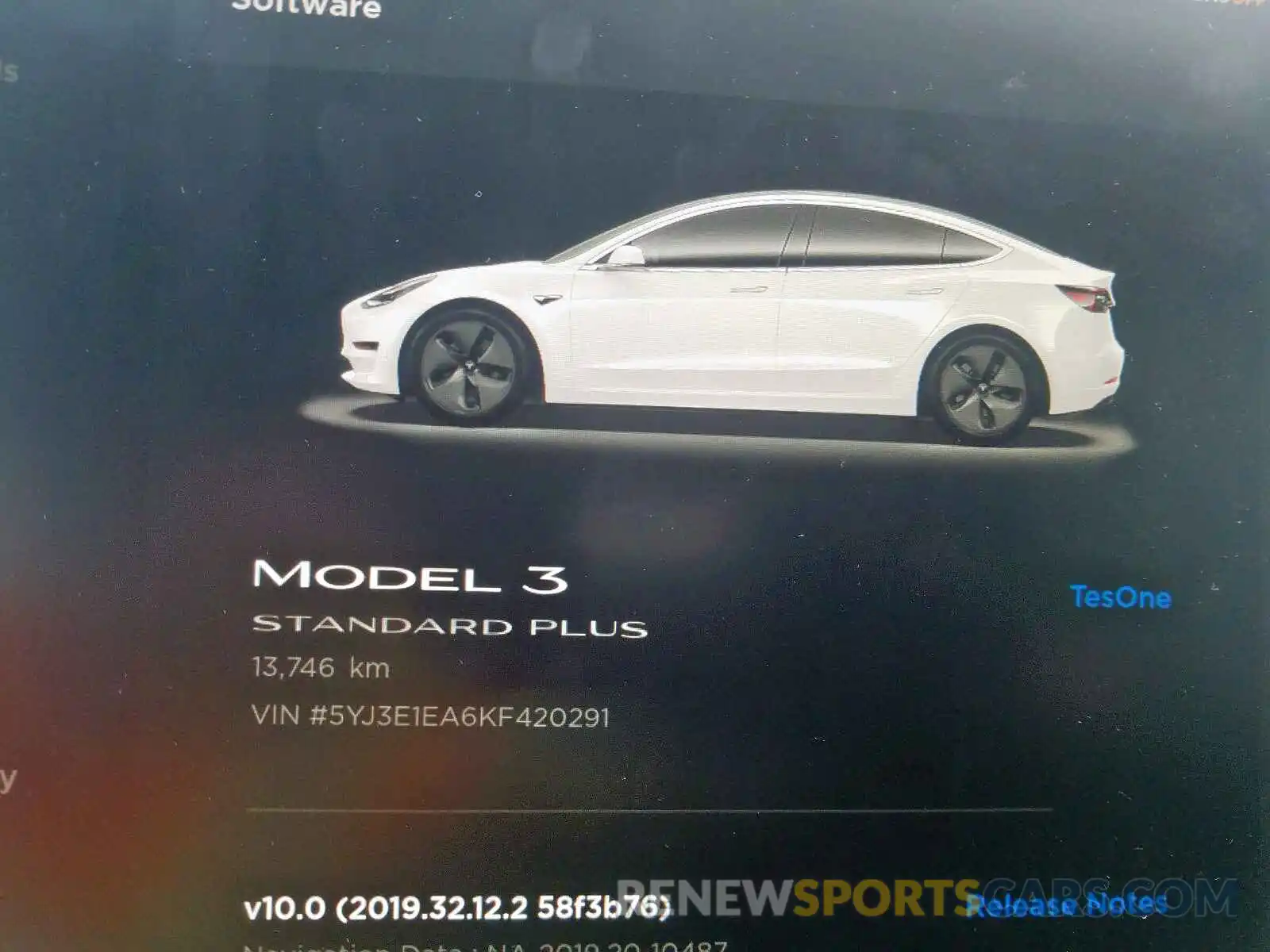 8 Photograph of a damaged car 5YJ3E1EA6KF420291 TESLA MODEL 3 2019