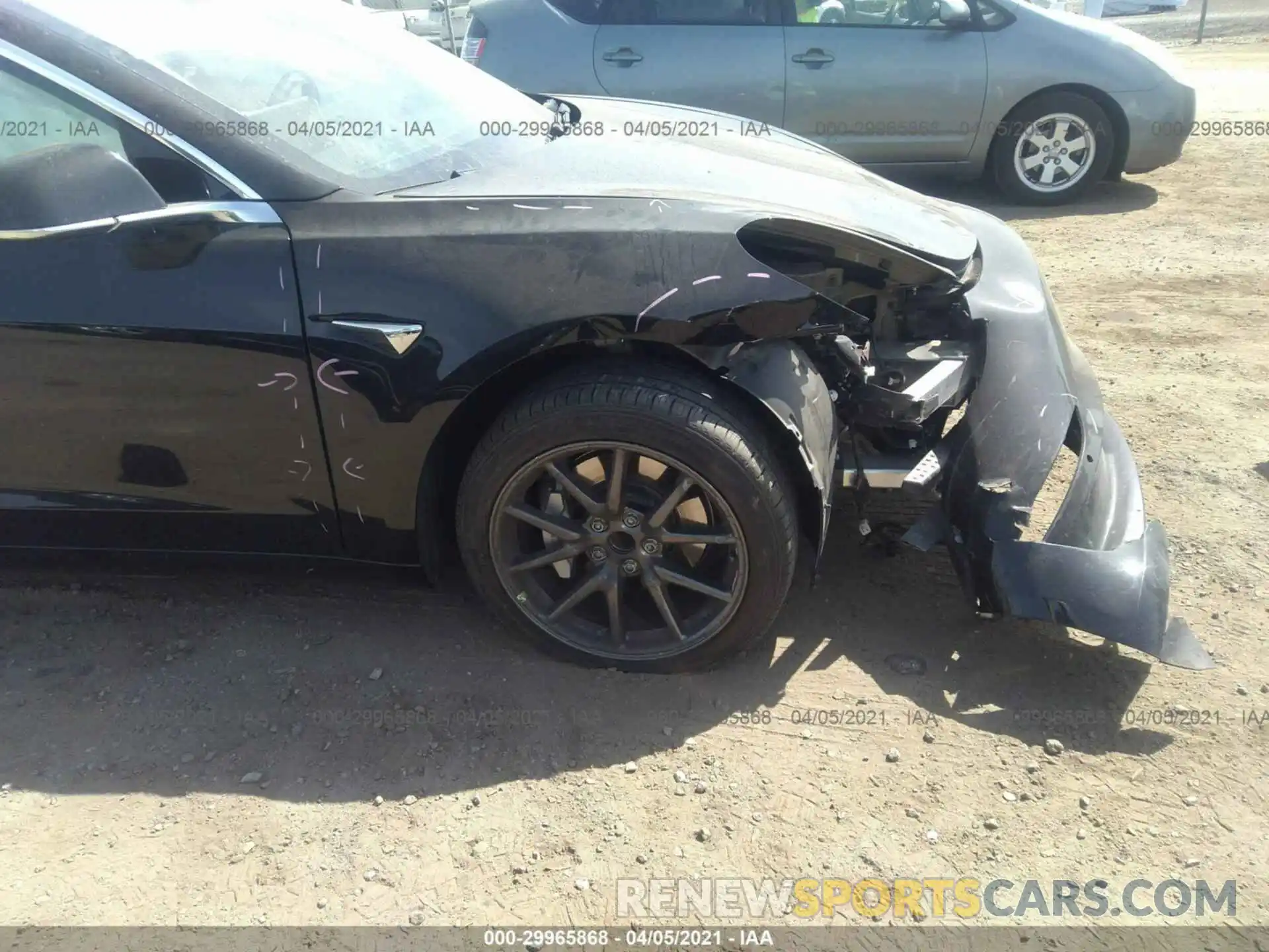 6 Photograph of a damaged car 5YJ3E1EA6KF421098 TESLA MODEL 3 2019