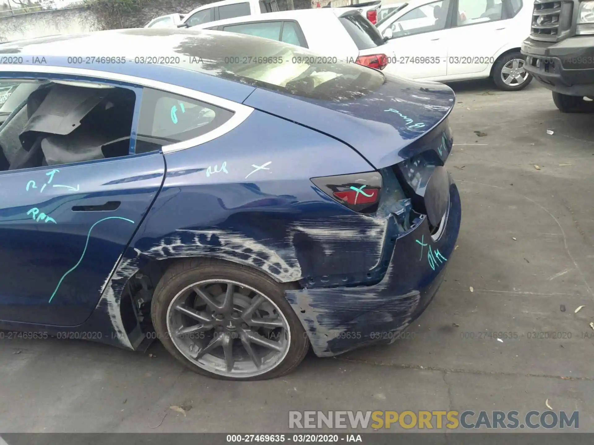 6 Photograph of a damaged car 5YJ3E1EA6KF421277 TESLA MODEL 3 2019