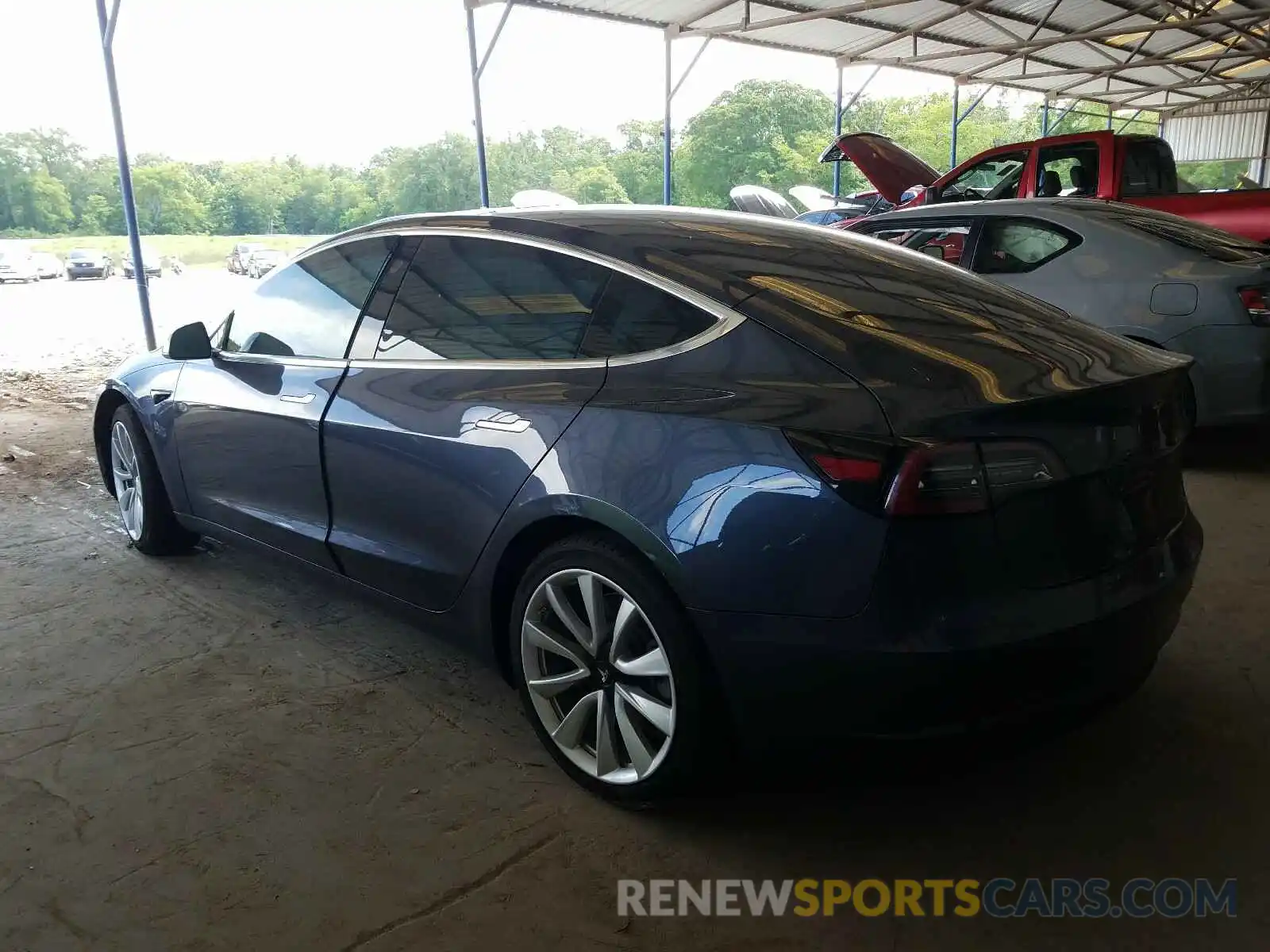 3 Photograph of a damaged car 5YJ3E1EA6KF425443 TESLA MODEL 3 2019