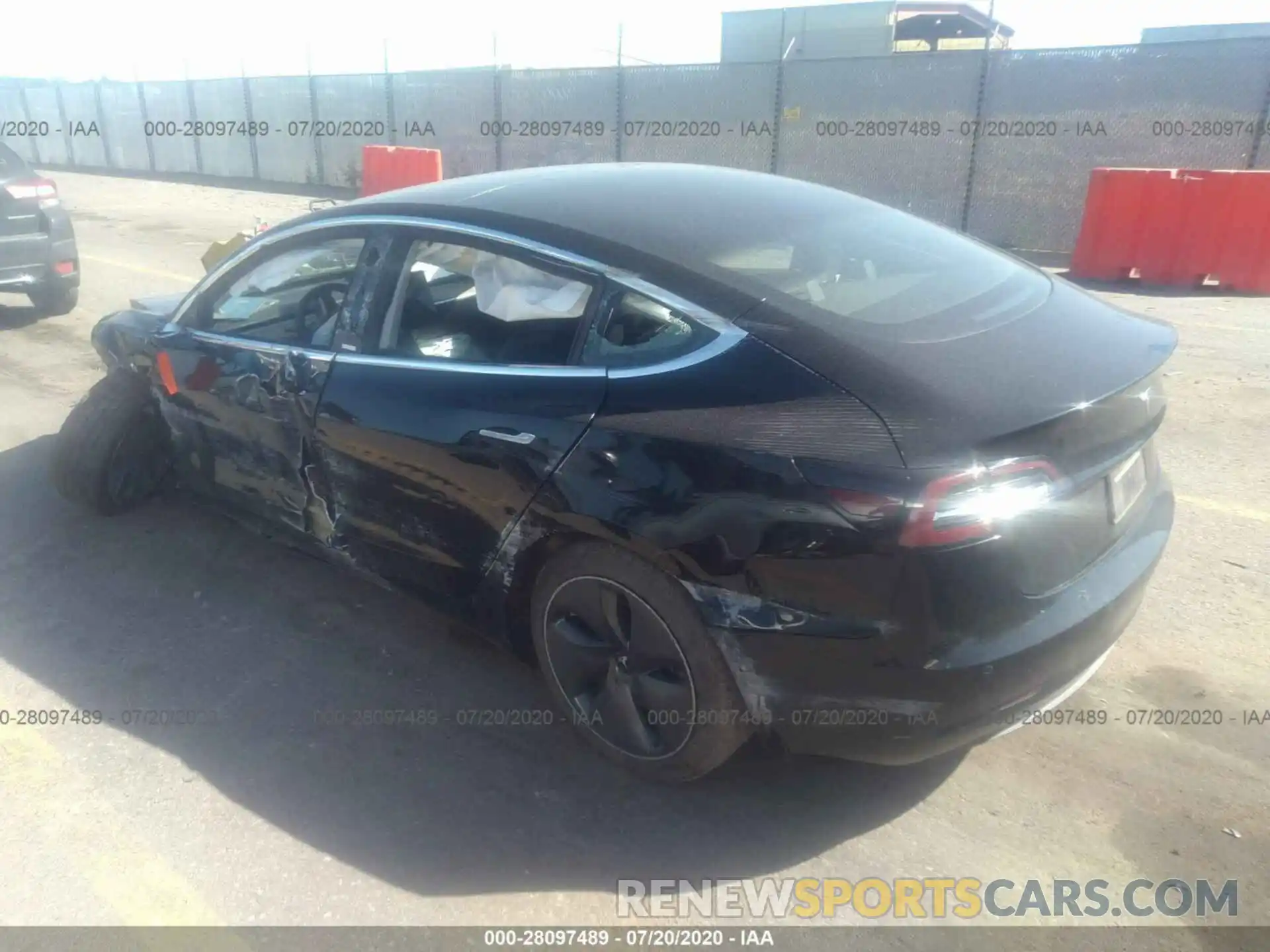 3 Photograph of a damaged car 5YJ3E1EA6KF425751 TESLA MODEL 3 2019