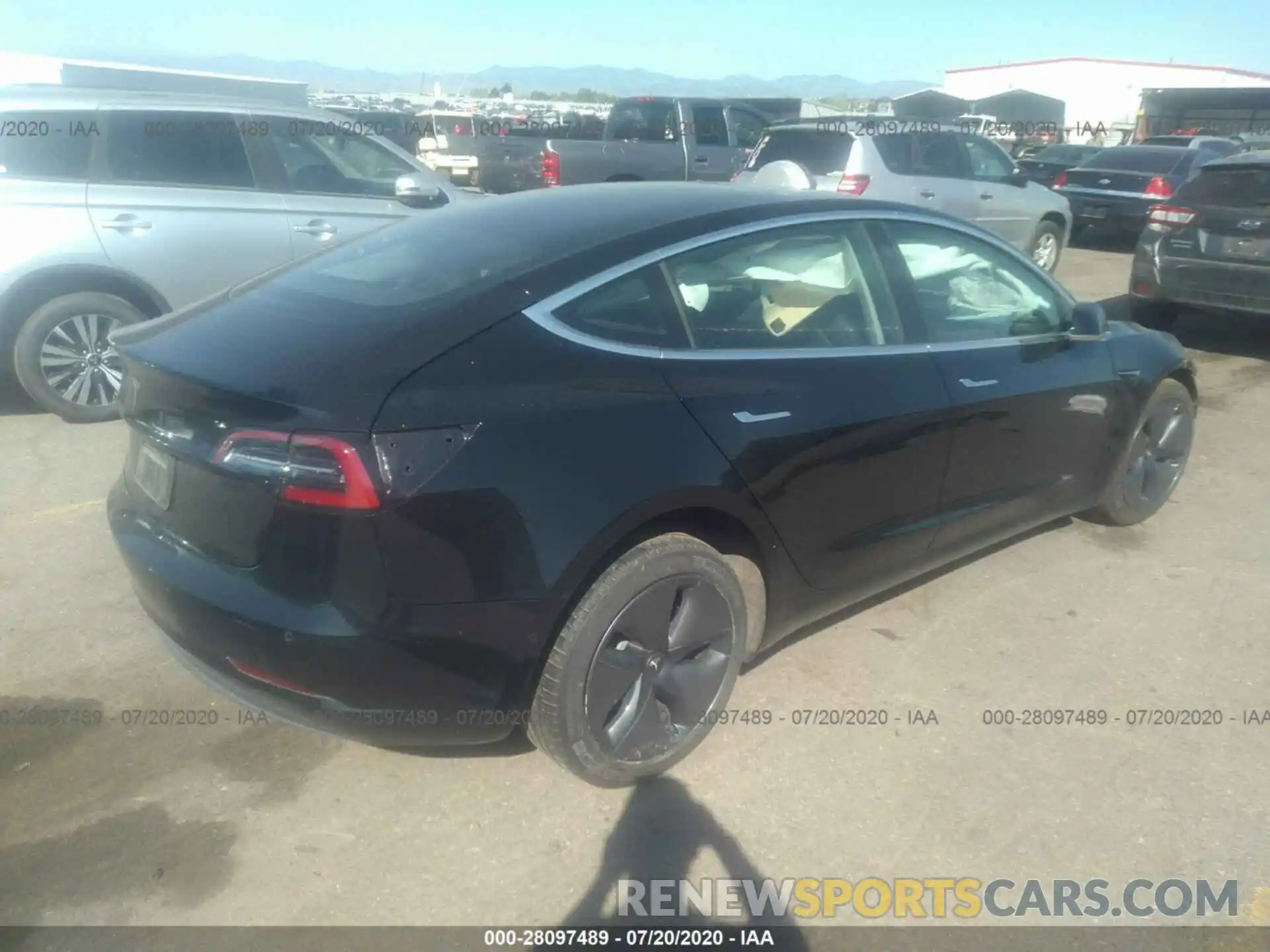 4 Photograph of a damaged car 5YJ3E1EA6KF425751 TESLA MODEL 3 2019