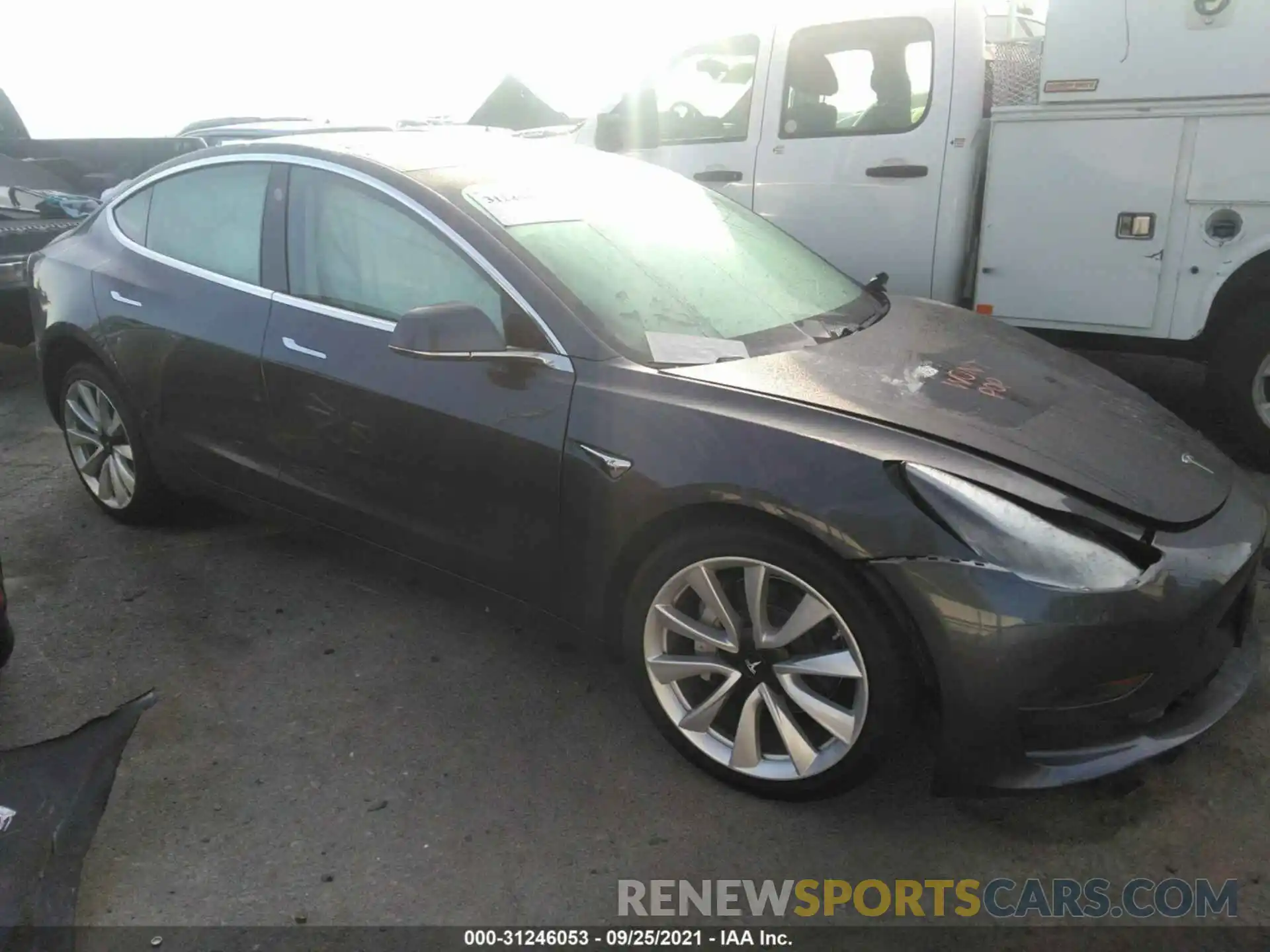 1 Фотография поврежденного автомобиля 5YJ3E1EA6KF428326 TESLA MODEL 3 2019