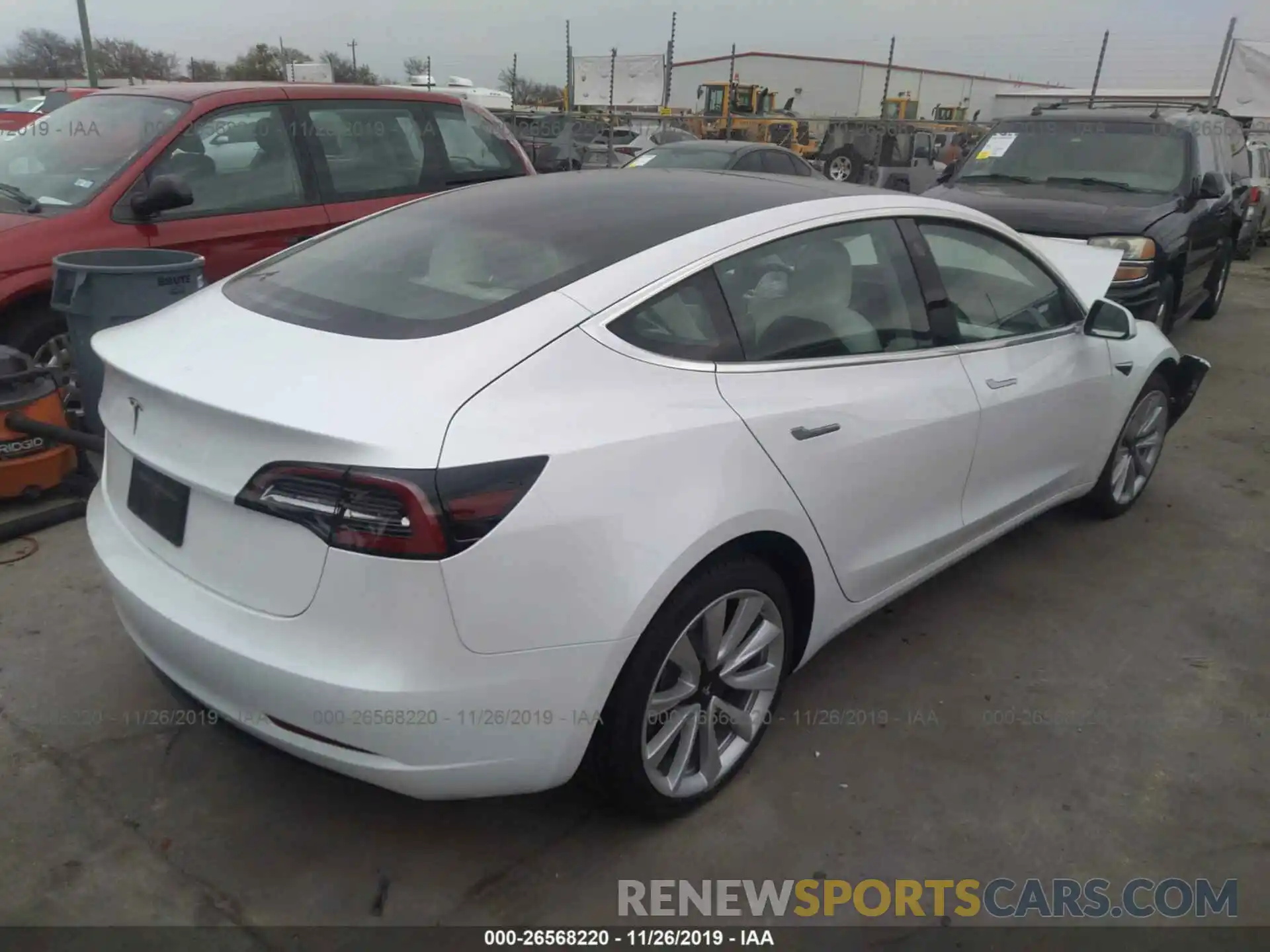 4 Фотография поврежденного автомобиля 5YJ3E1EA6KF429427 TESLA MODEL 3 2019