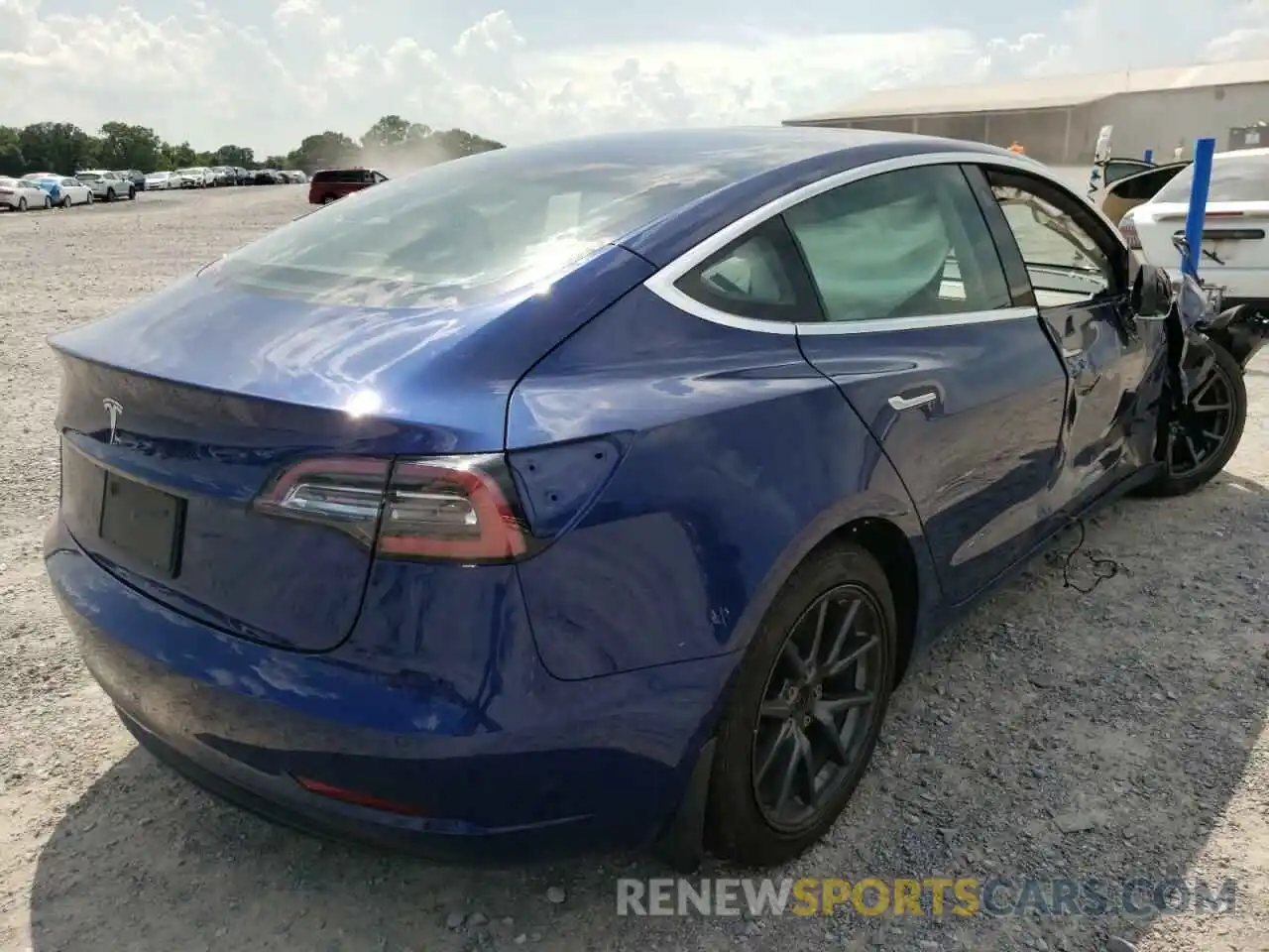 4 Фотография поврежденного автомобиля 5YJ3E1EA6KF436023 TESLA MODEL 3 2019