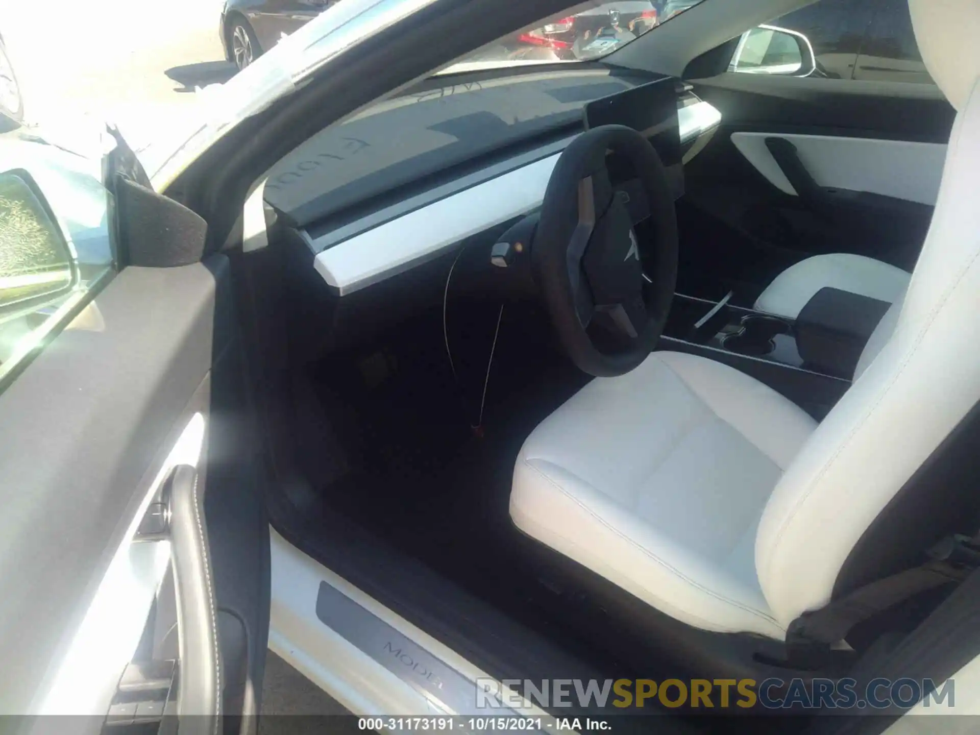 5 Photograph of a damaged car 5YJ3E1EA6KF444784 TESLA MODEL 3 2019