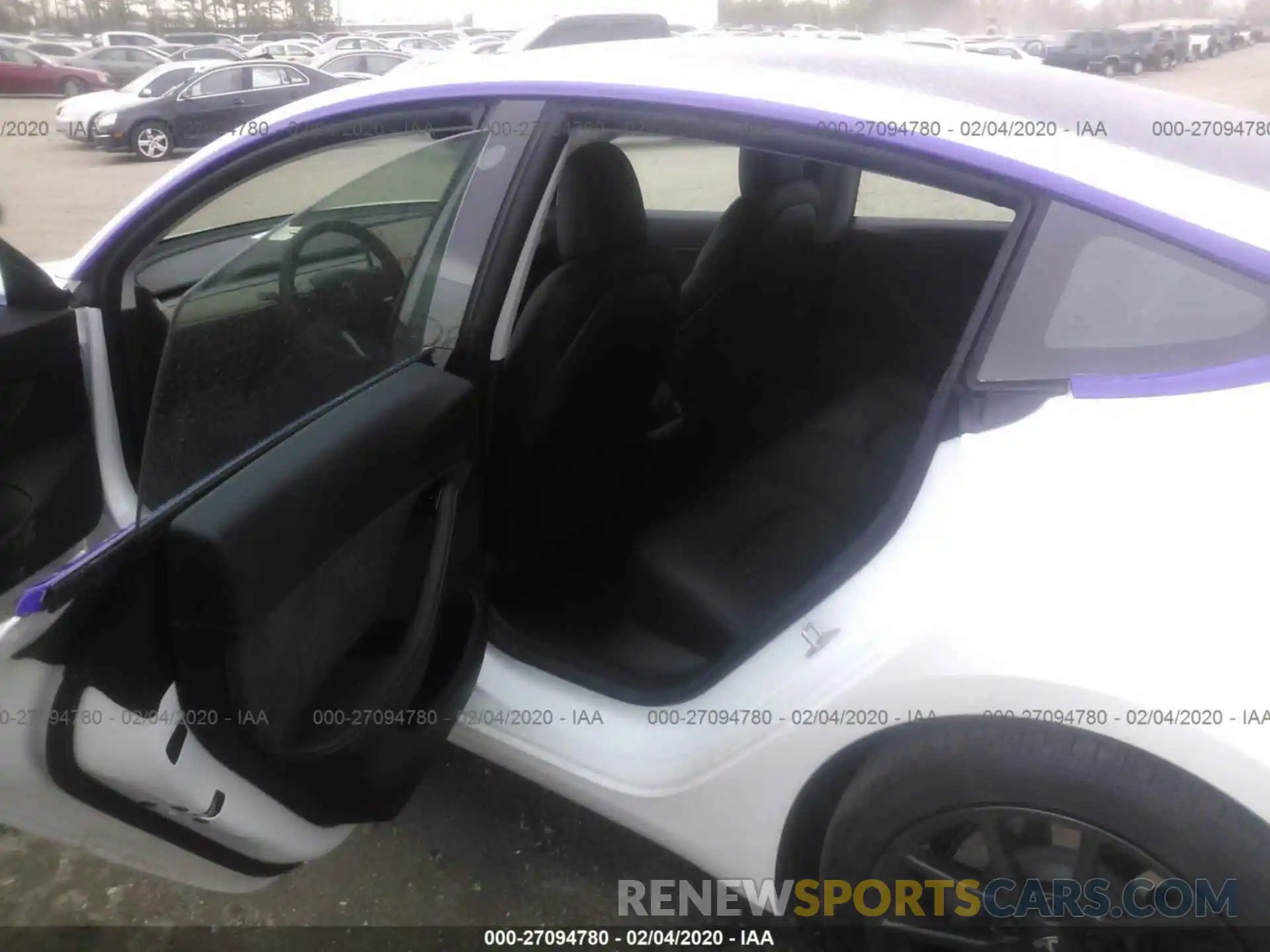 8 Photograph of a damaged car 5YJ3E1EA6KF466882 TESLA MODEL 3 2019