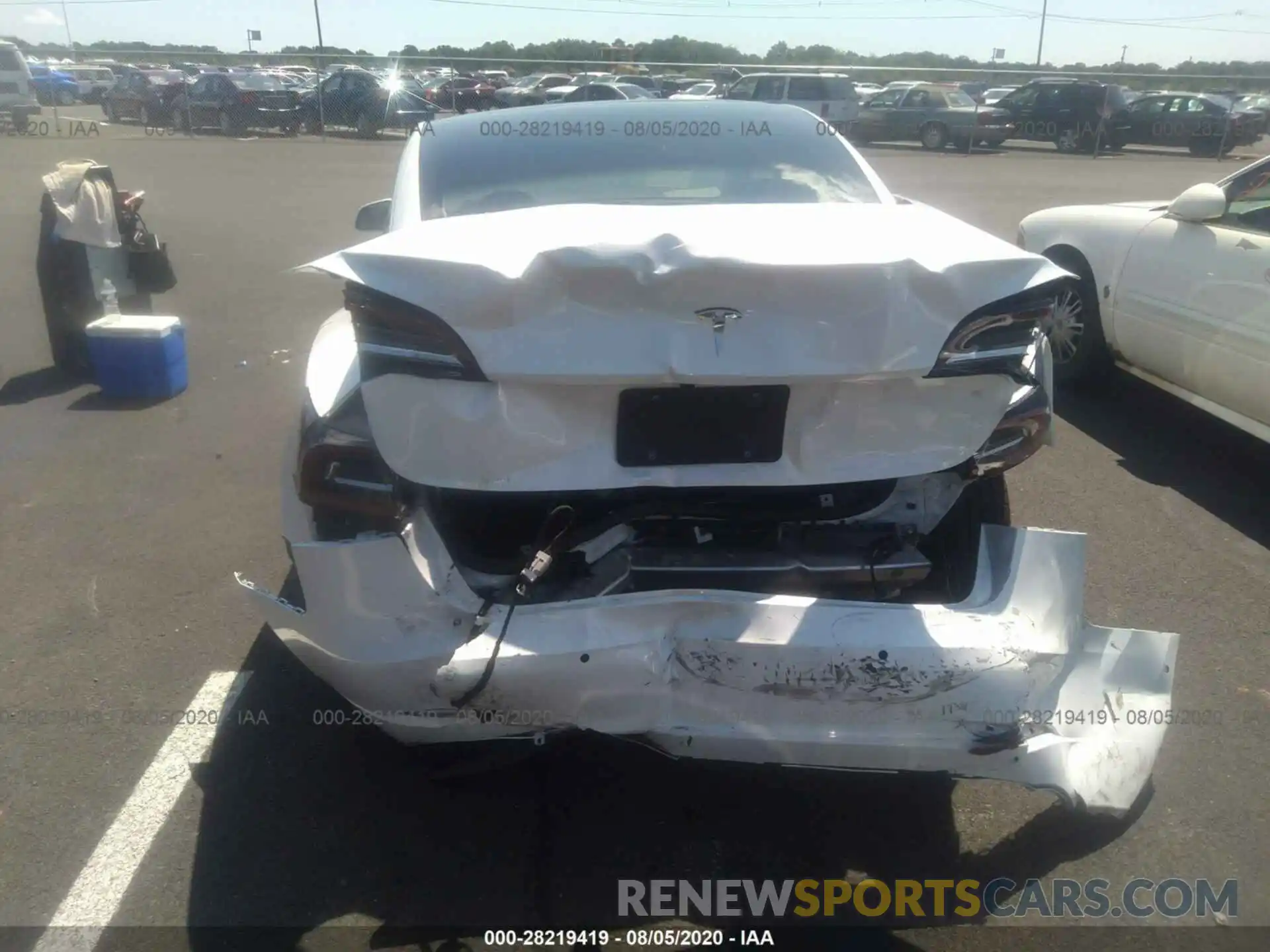 6 Photograph of a damaged car 5YJ3E1EA6KF482953 TESLA MODEL 3 2019