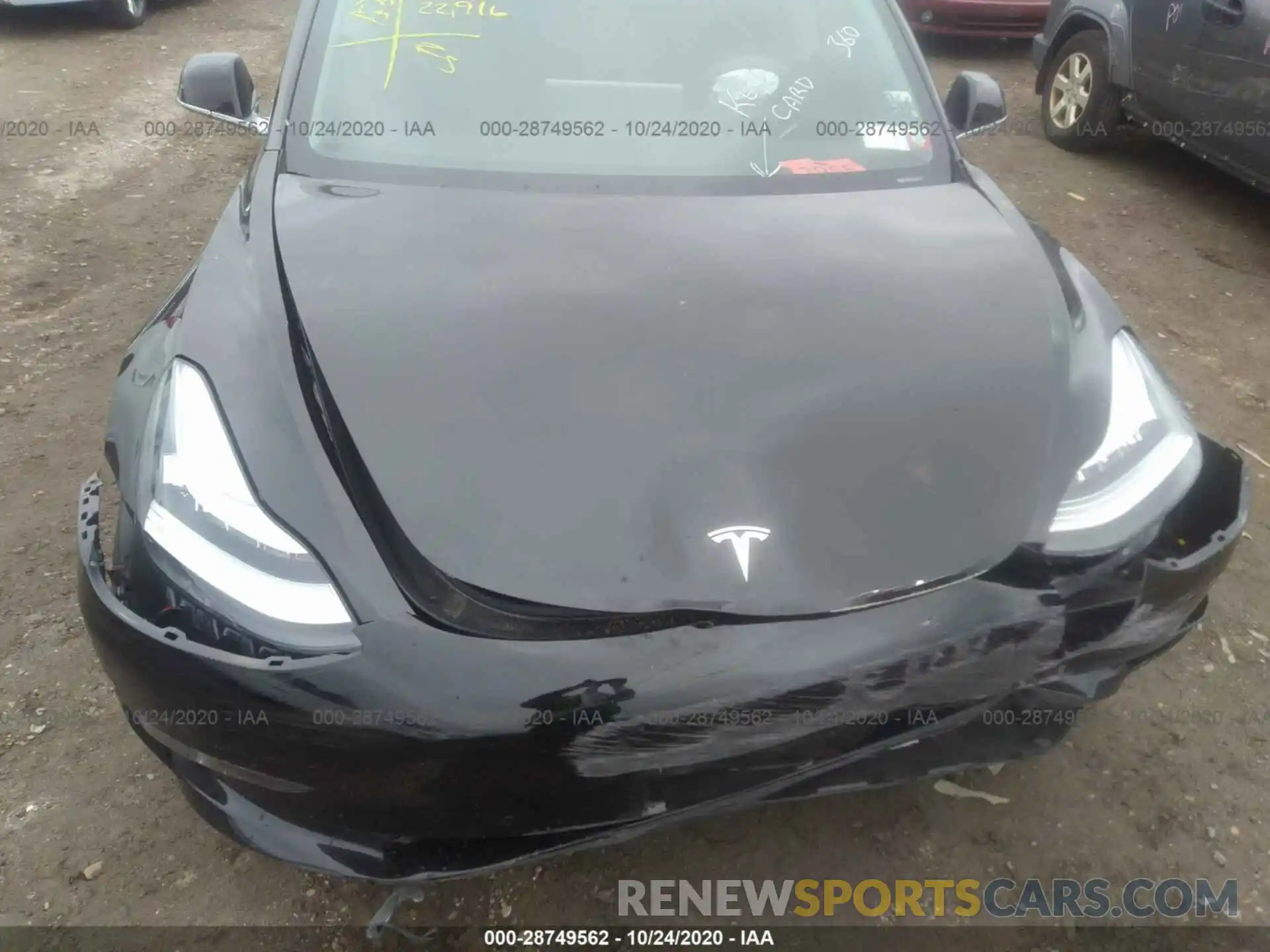 10 Photograph of a damaged car 5YJ3E1EA6KF484301 TESLA MODEL 3 2019