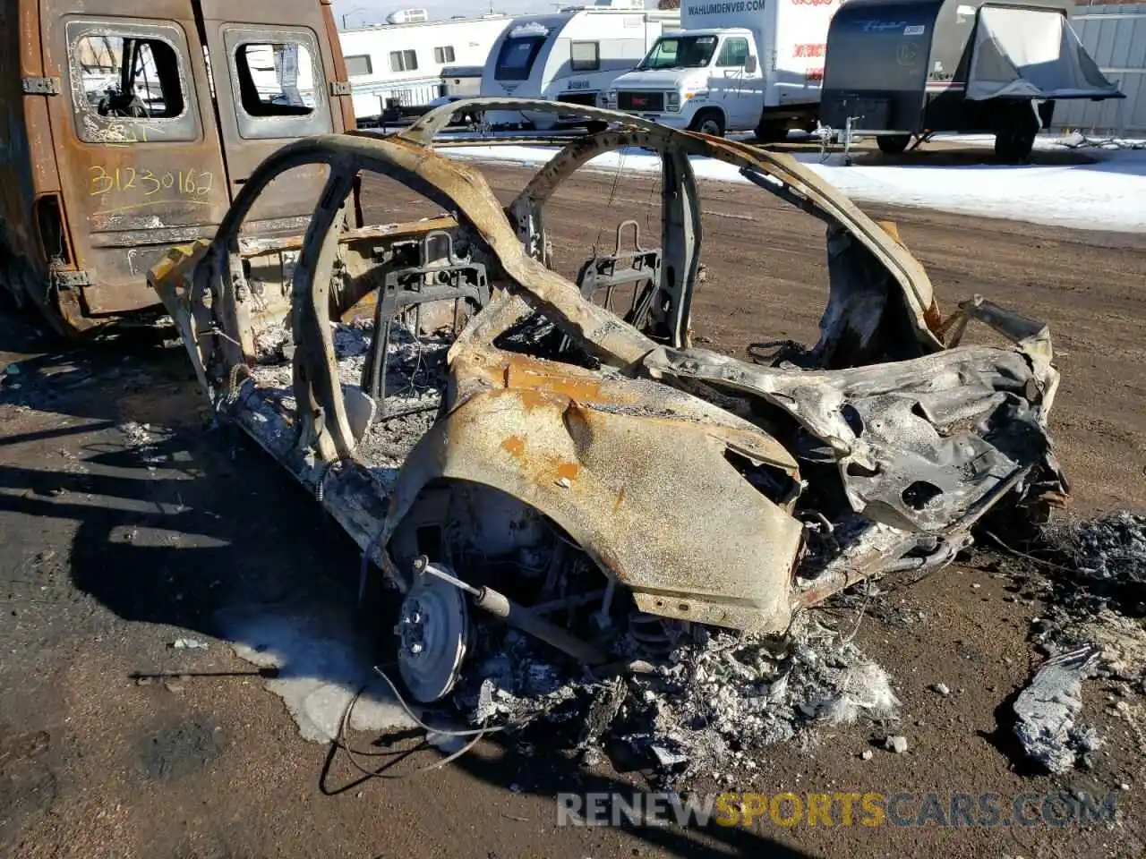 3 Photograph of a damaged car 5YJ3E1EA6KF486680 TESLA MODEL 3 2019