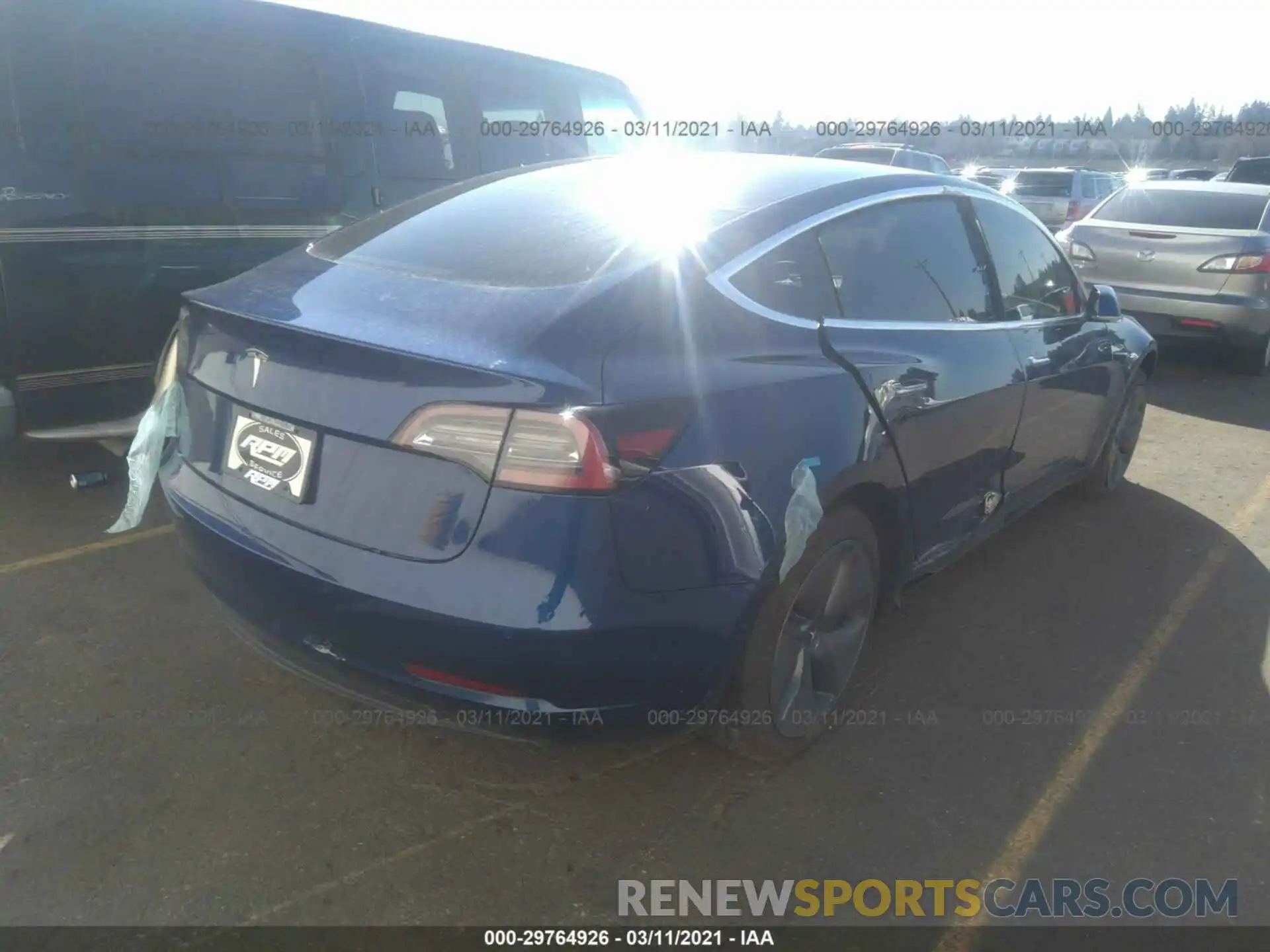 4 Photograph of a damaged car 5YJ3E1EA6KF517619 TESLA MODEL 3 2019