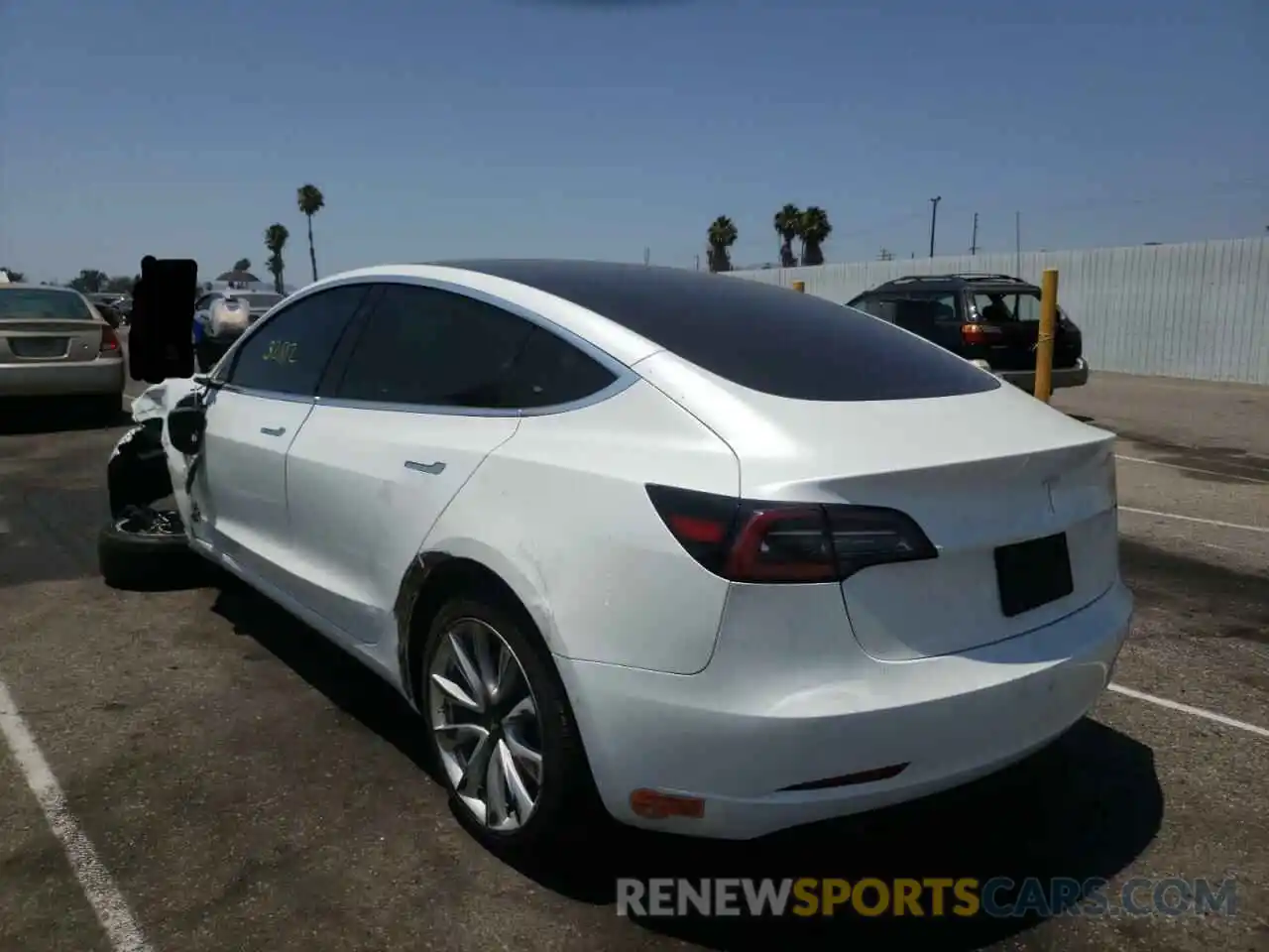 3 Photograph of a damaged car 5YJ3E1EA6KF519872 TESLA MODEL 3 2019