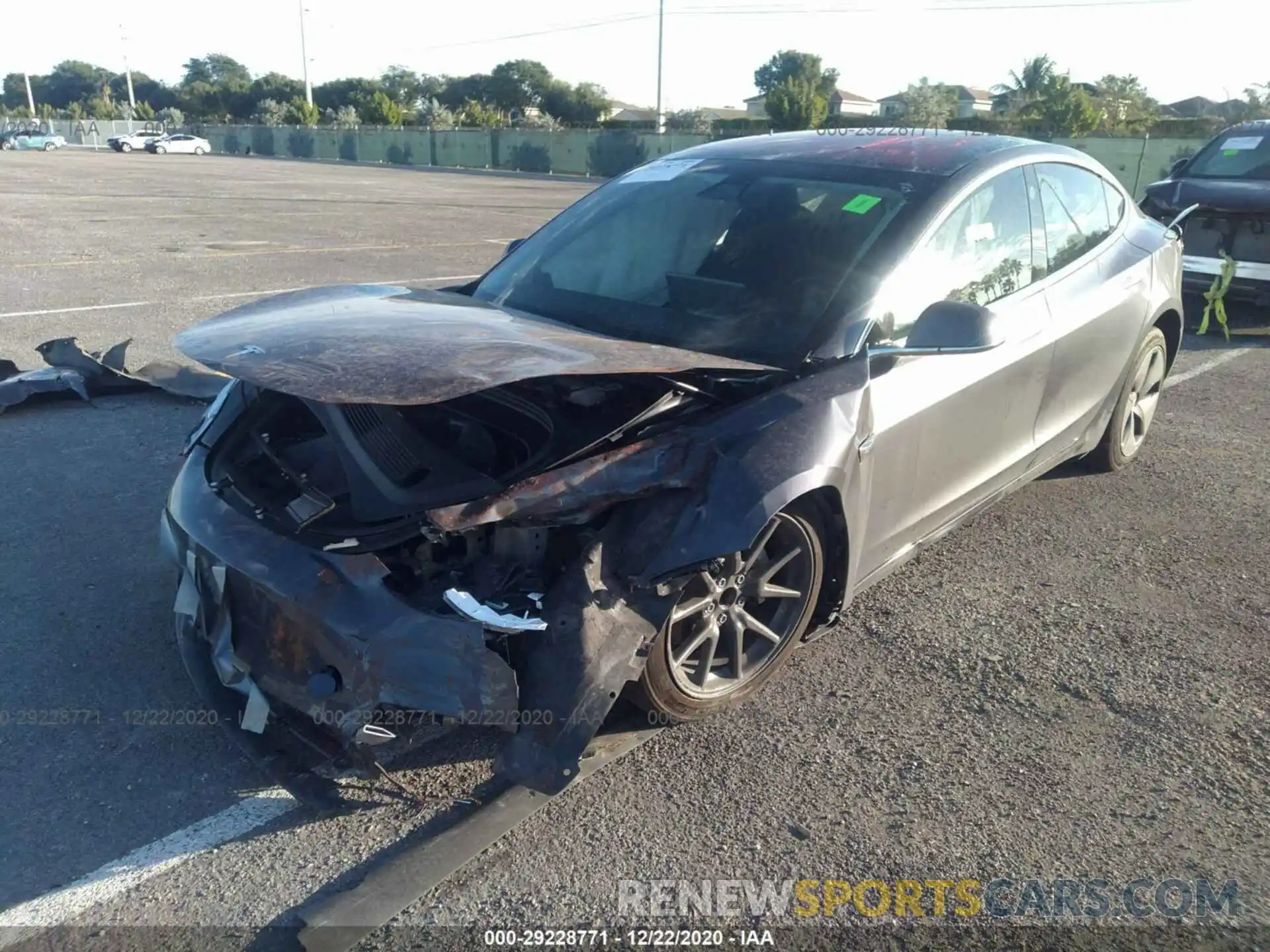 6 Photograph of a damaged car 5YJ3E1EA7KF190308 TESLA MODEL 3 2019