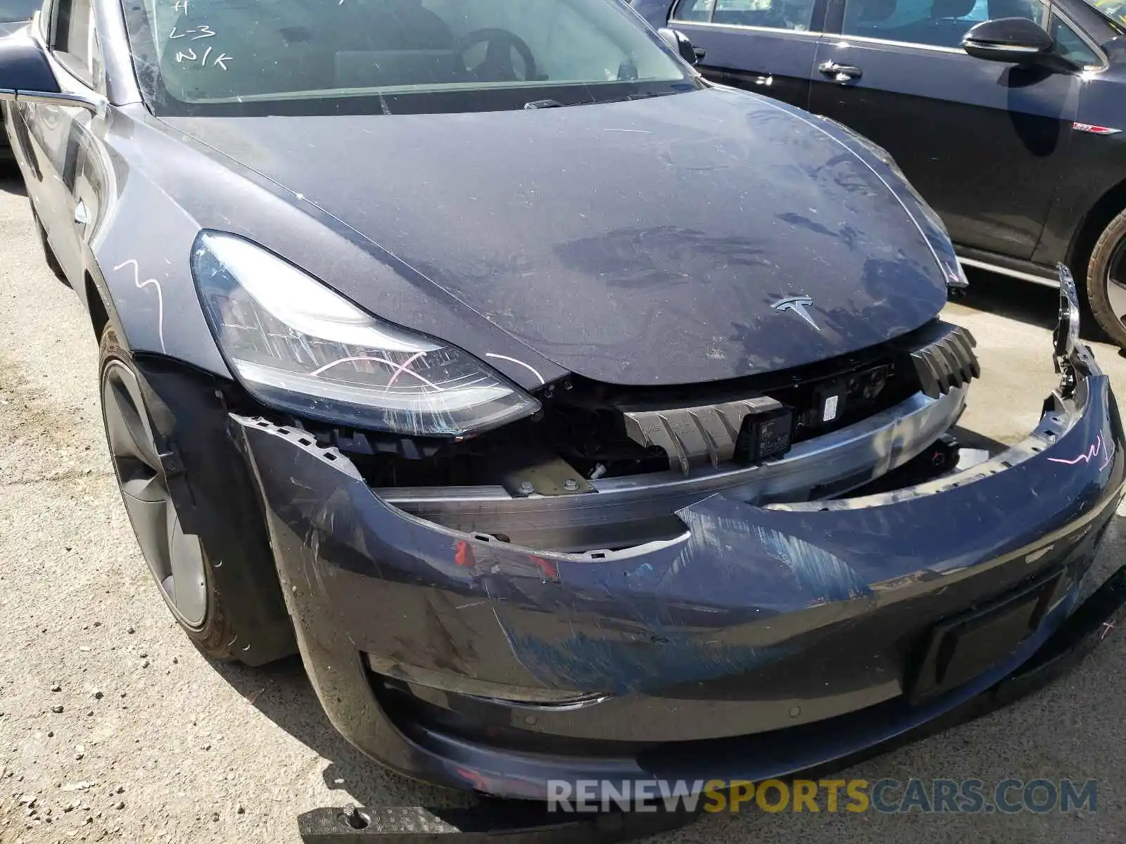 9 Photograph of a damaged car 5YJ3E1EA7KF190325 TESLA MODEL 3 2019