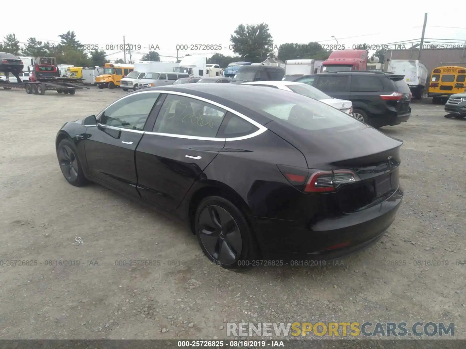 3 Photograph of a damaged car 5YJ3E1EA7KF192902 TESLA MODEL 3 2019