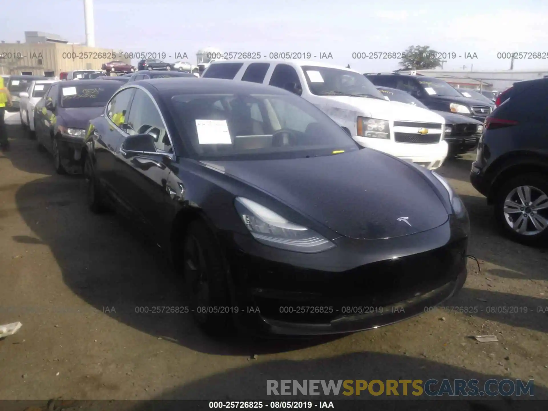 6 Photograph of a damaged car 5YJ3E1EA7KF192902 TESLA MODEL 3 2019