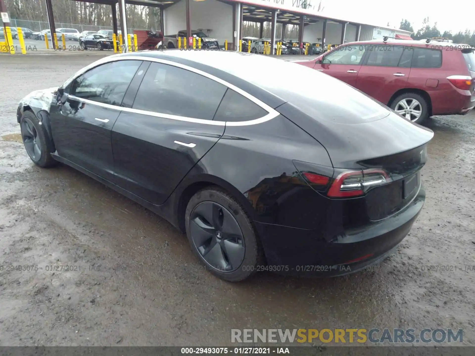 3 Photograph of a damaged car 5YJ3E1EA7KF193077 TESLA MODEL 3 2019