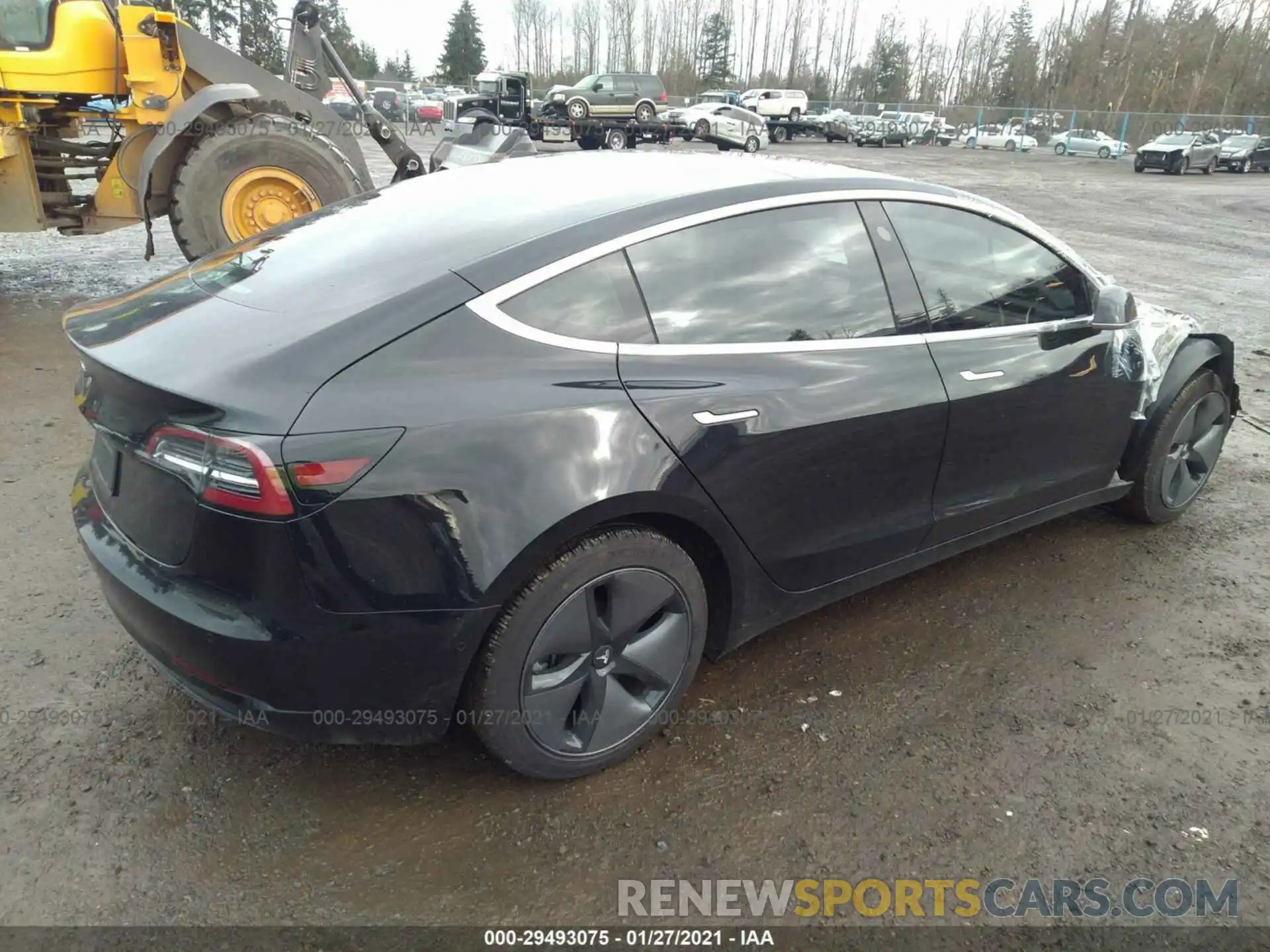 4 Фотография поврежденного автомобиля 5YJ3E1EA7KF193077 TESLA MODEL 3 2019