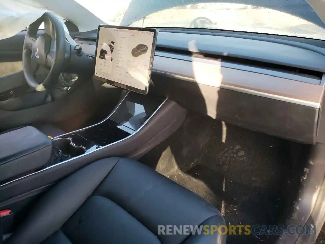 9 Photograph of a damaged car 5YJ3E1EA7KF296578 TESLA MODEL 3 2019