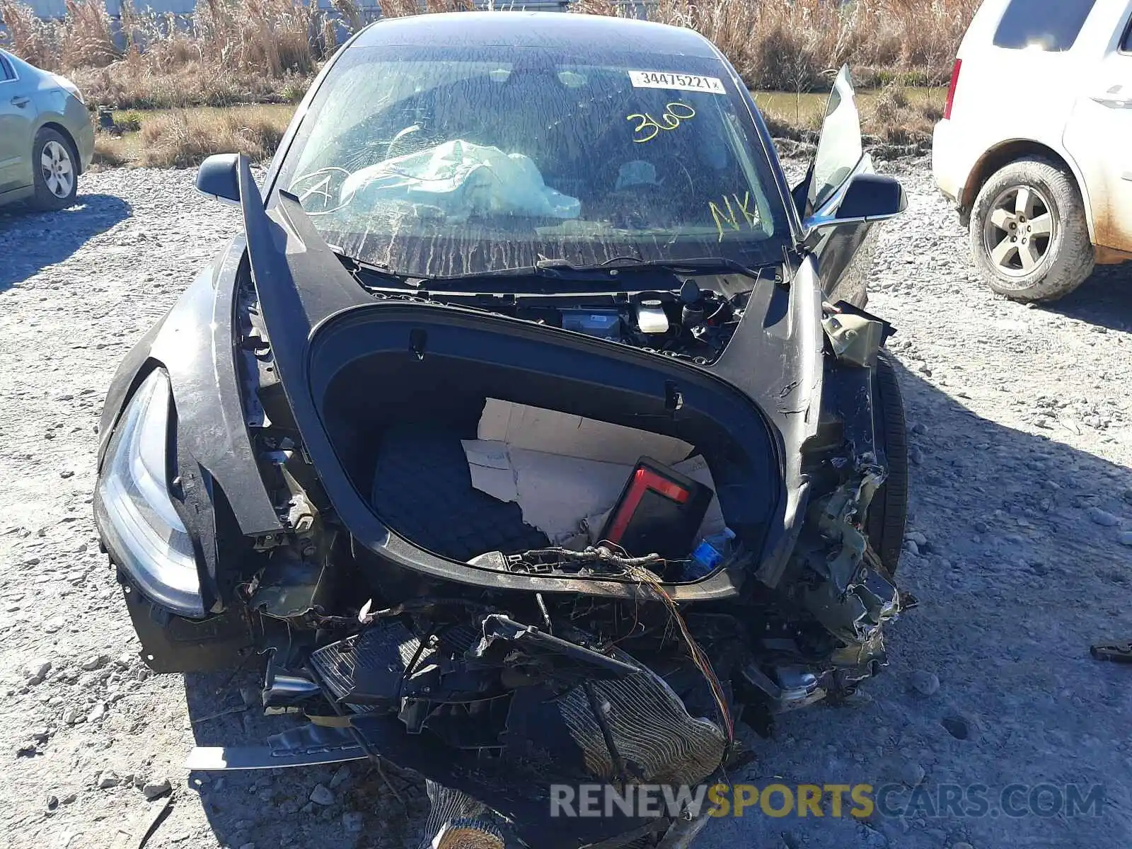 7 Photograph of a damaged car 5YJ3E1EA7KF296967 TESLA MODEL 3 2019