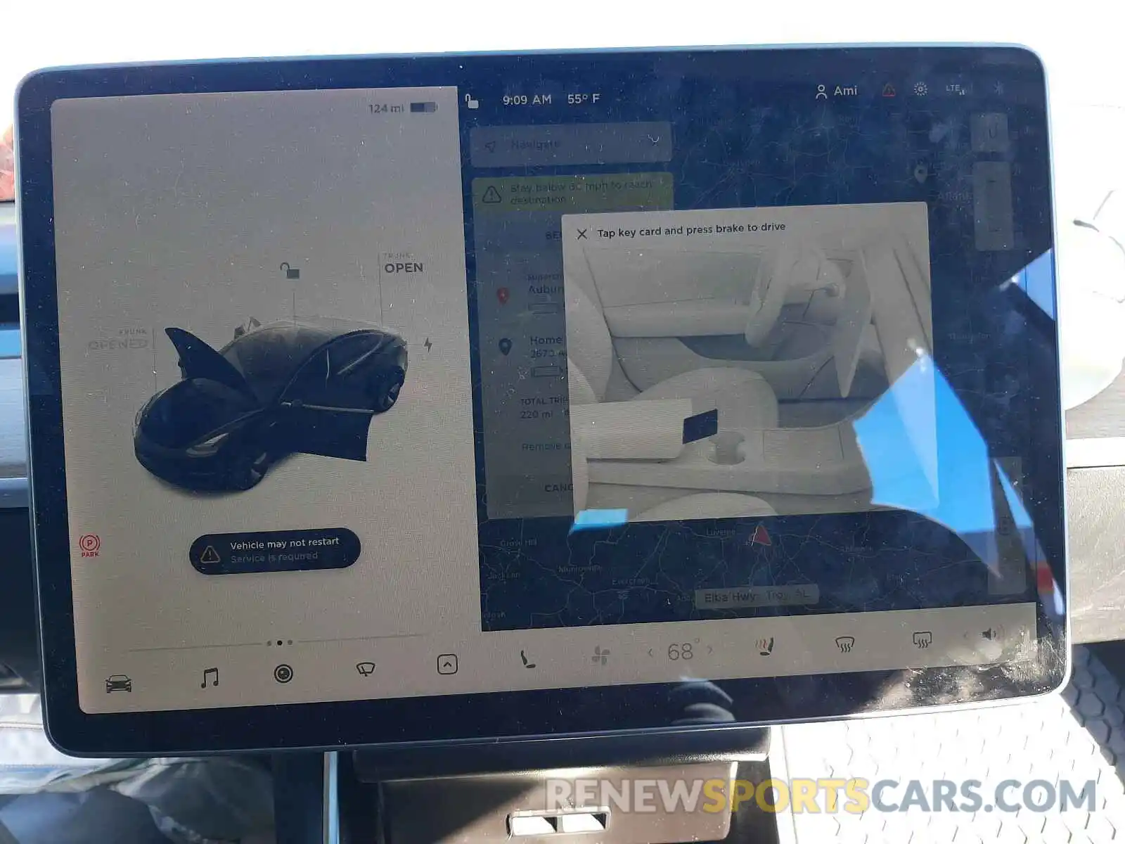 8 Photograph of a damaged car 5YJ3E1EA7KF296967 TESLA MODEL 3 2019