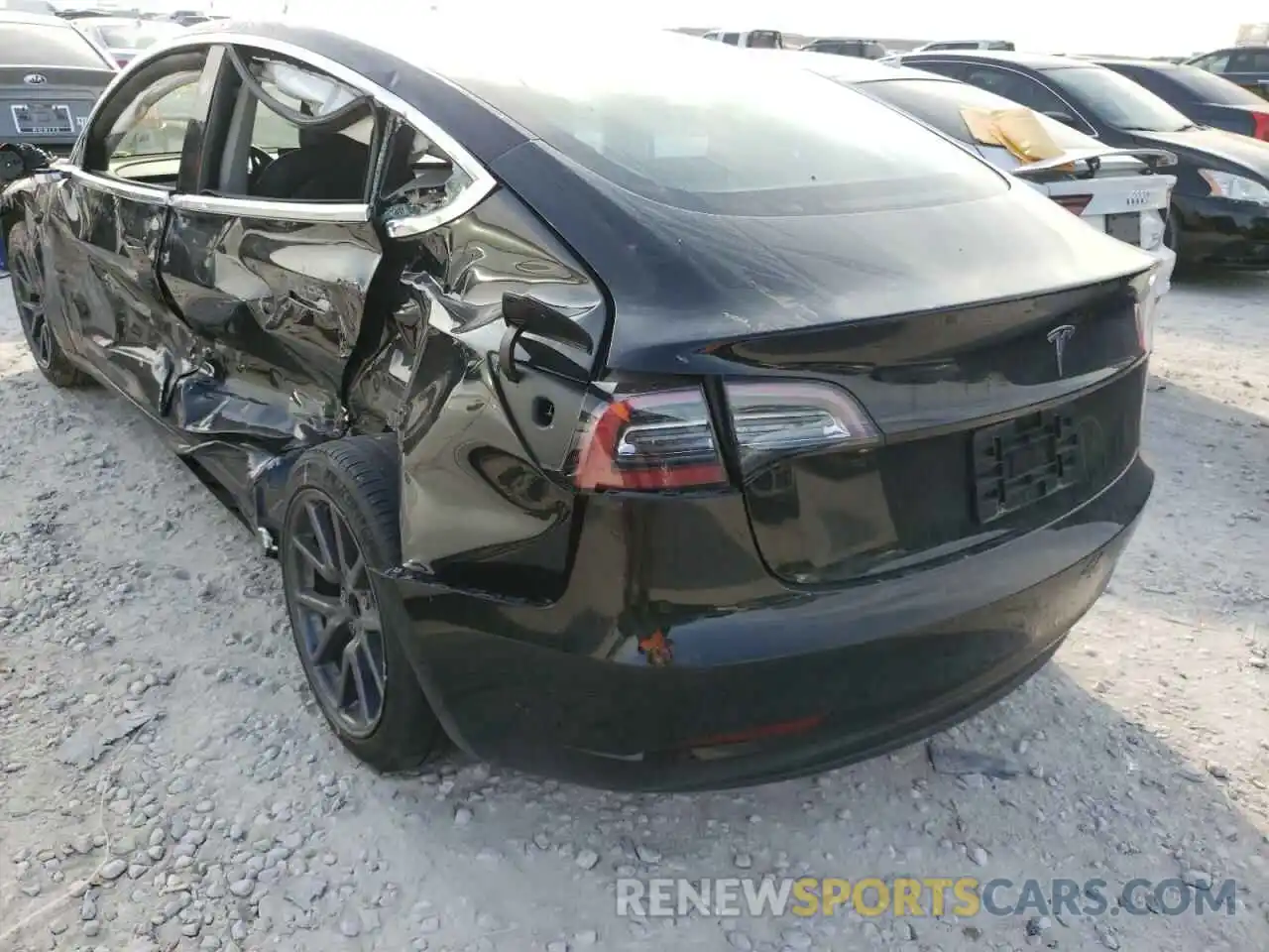 3 Photograph of a damaged car 5YJ3E1EA7KF297830 TESLA MODEL 3 2019