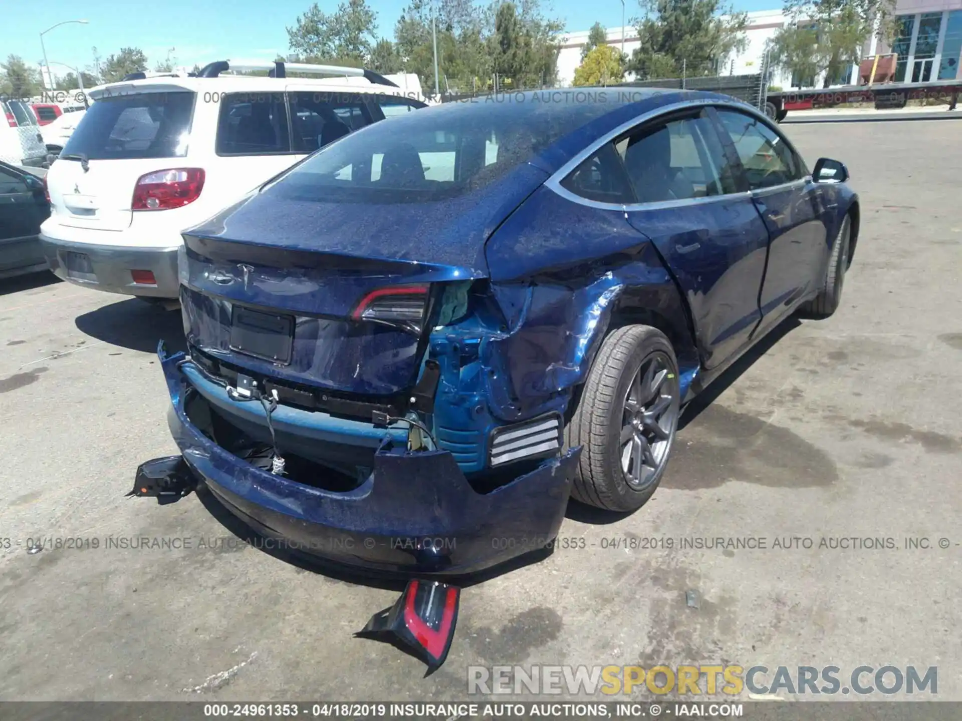 4 Photograph of a damaged car 5YJ3E1EA7KF299531 TESLA MODEL 3 2019