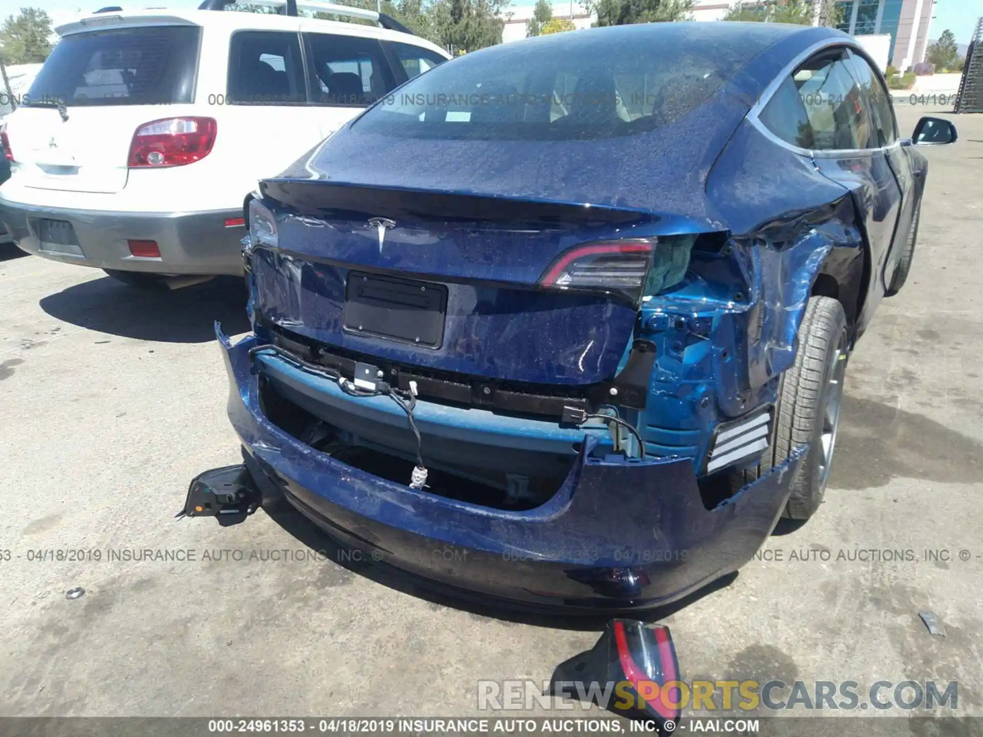 6 Photograph of a damaged car 5YJ3E1EA7KF299531 TESLA MODEL 3 2019