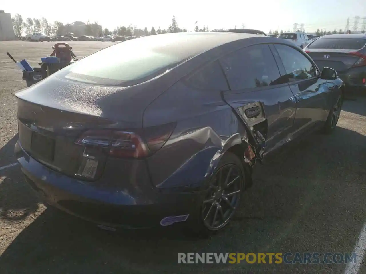 4 Photograph of a damaged car 5YJ3E1EA7KF301777 TESLA MODEL 3 2019