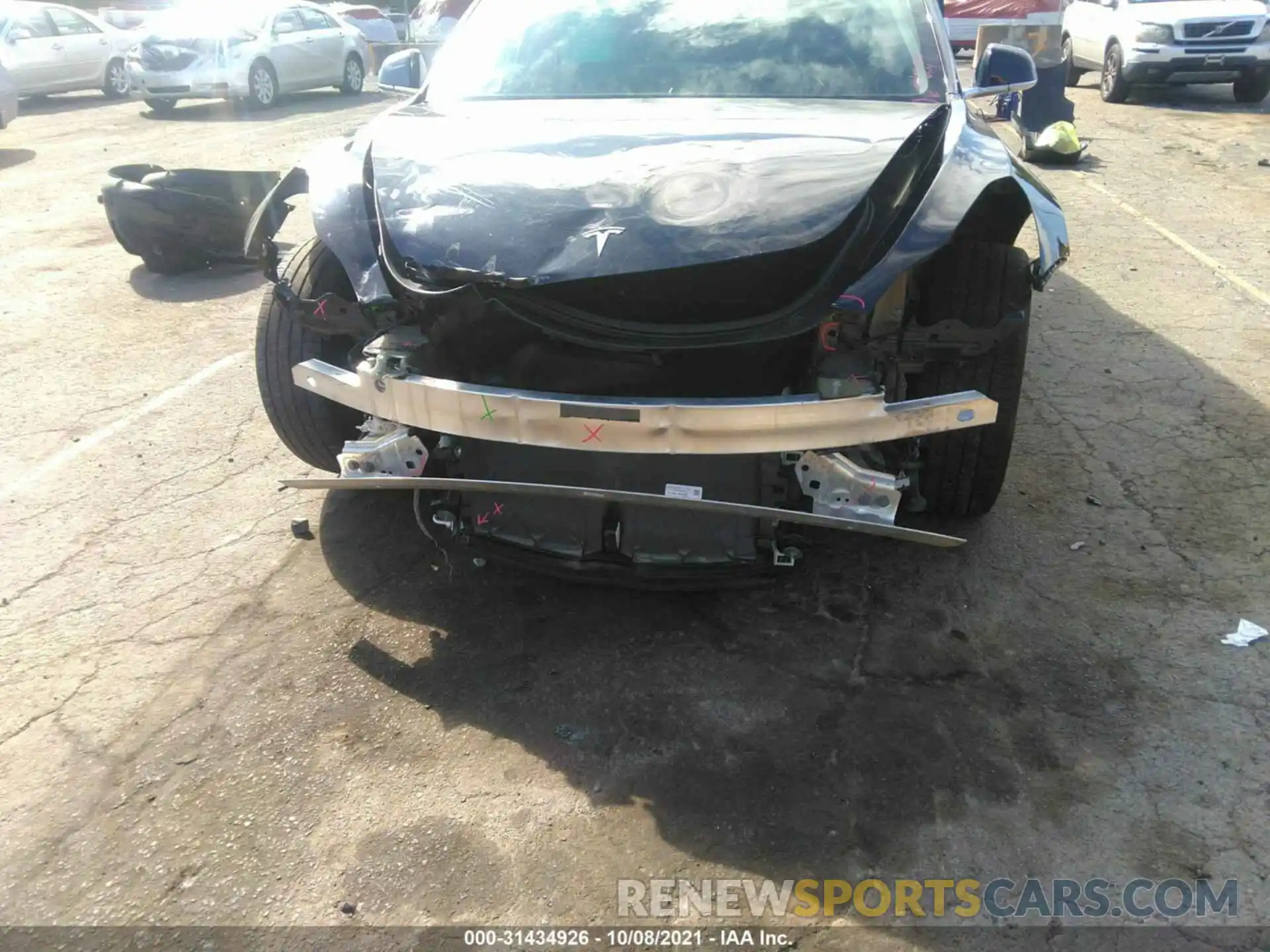 6 Photograph of a damaged car 5YJ3E1EA7KF305246 TESLA MODEL 3 2019