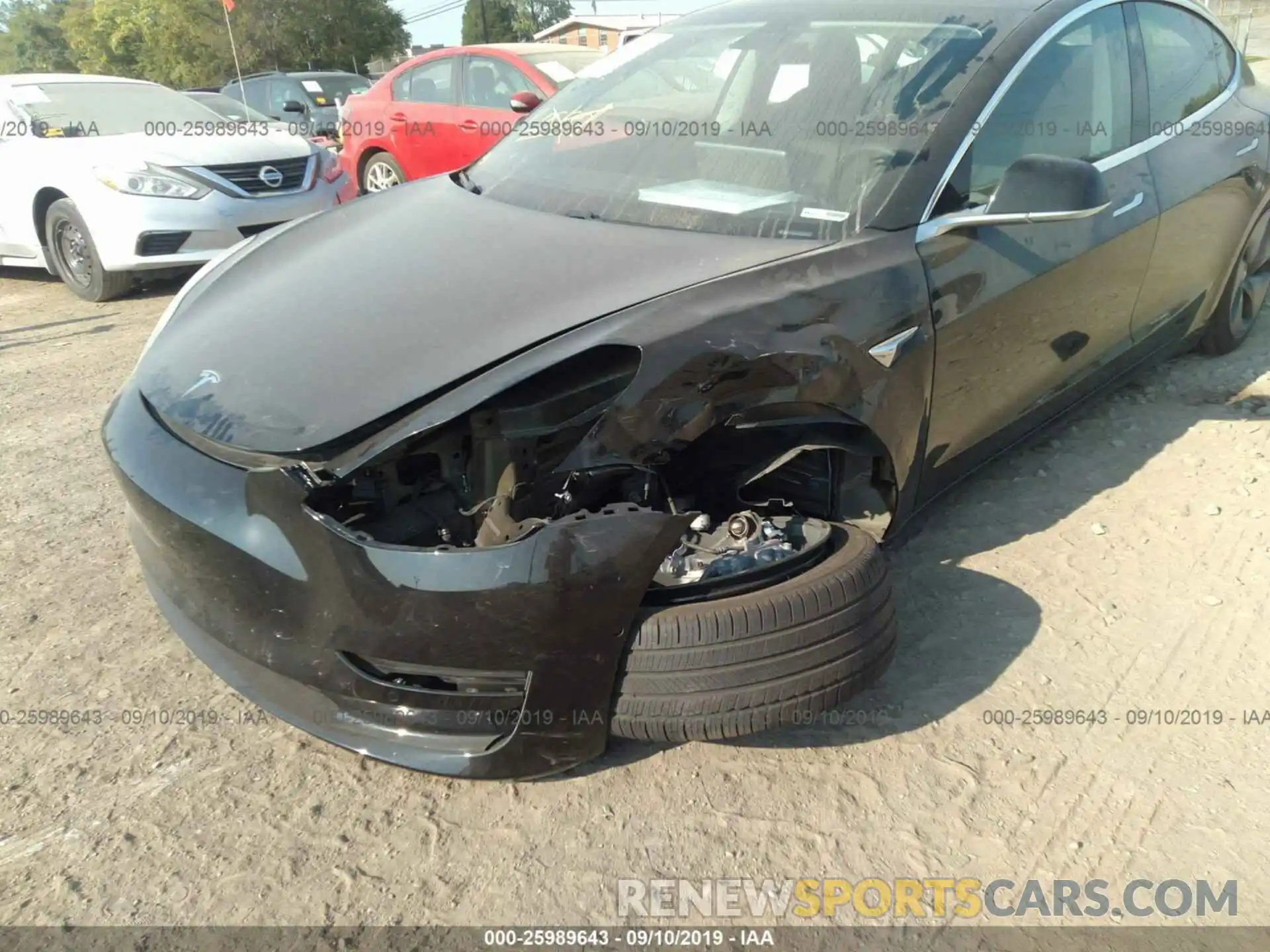 6 Photograph of a damaged car 5YJ3E1EA7KF305795 TESLA MODEL 3 2019