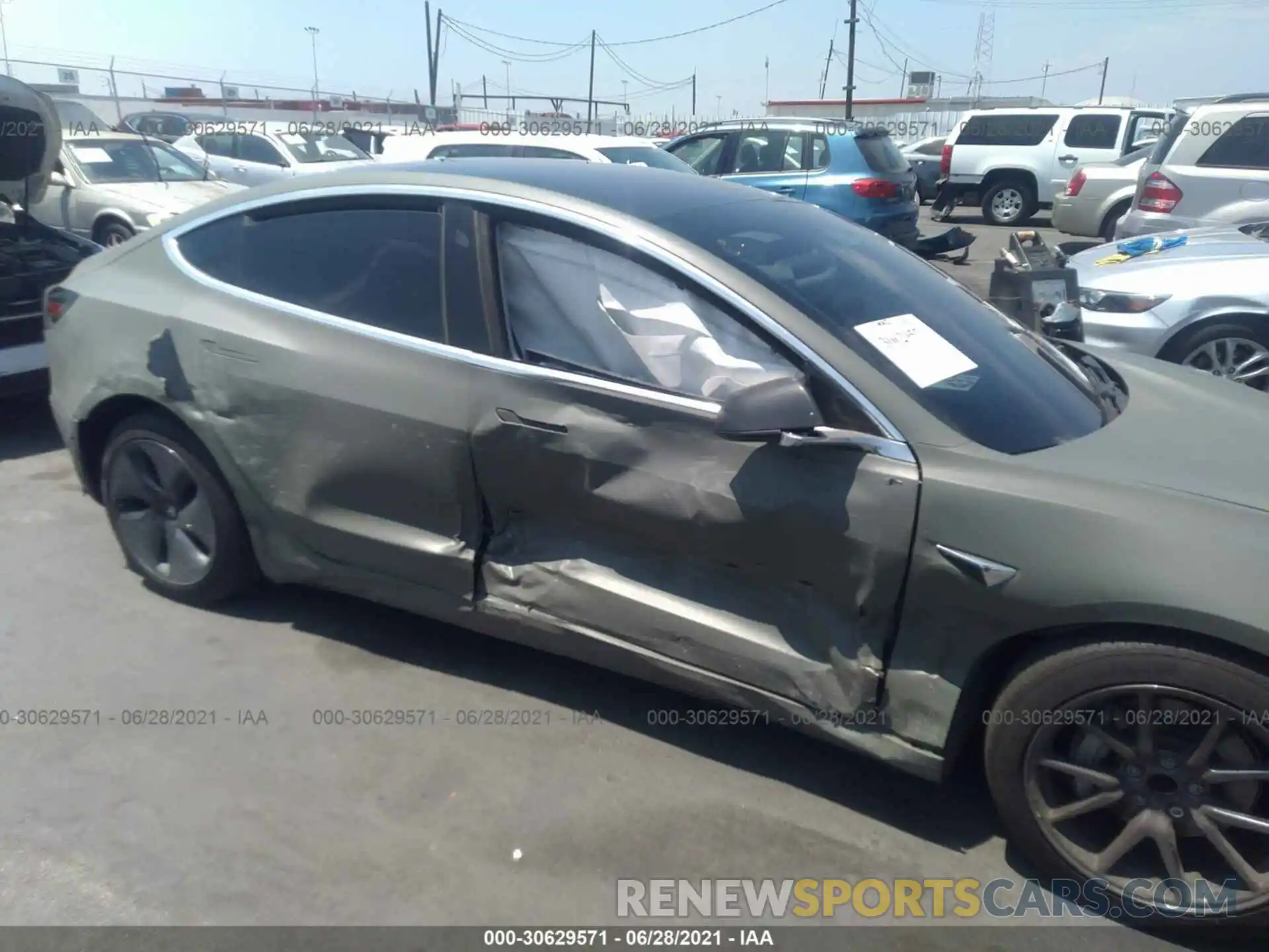 6 Photograph of a damaged car 5YJ3E1EA7KF305909 TESLA MODEL 3 2019