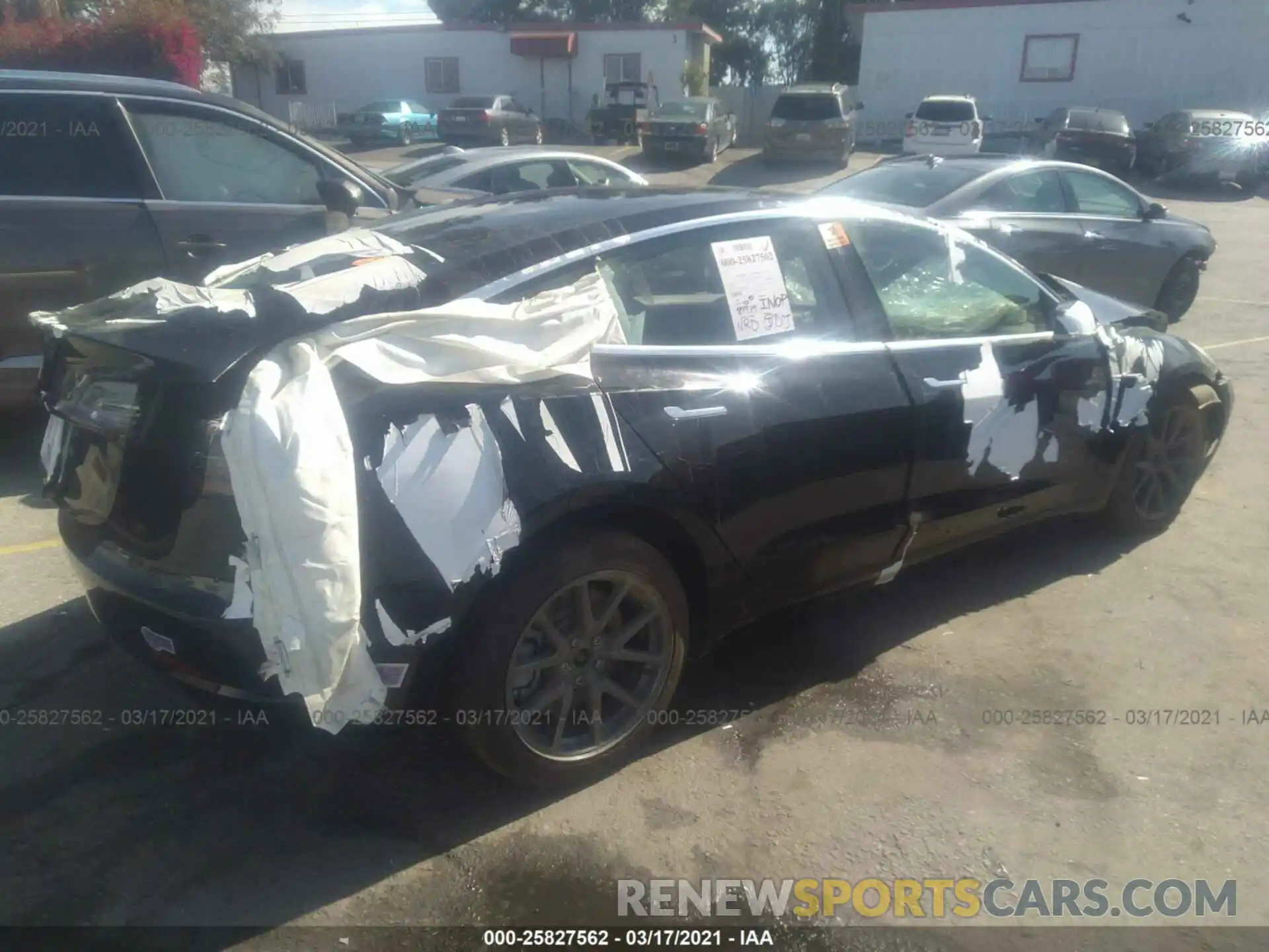 4 Photograph of a damaged car 5YJ3E1EA7KF307112 TESLA MODEL 3 2019