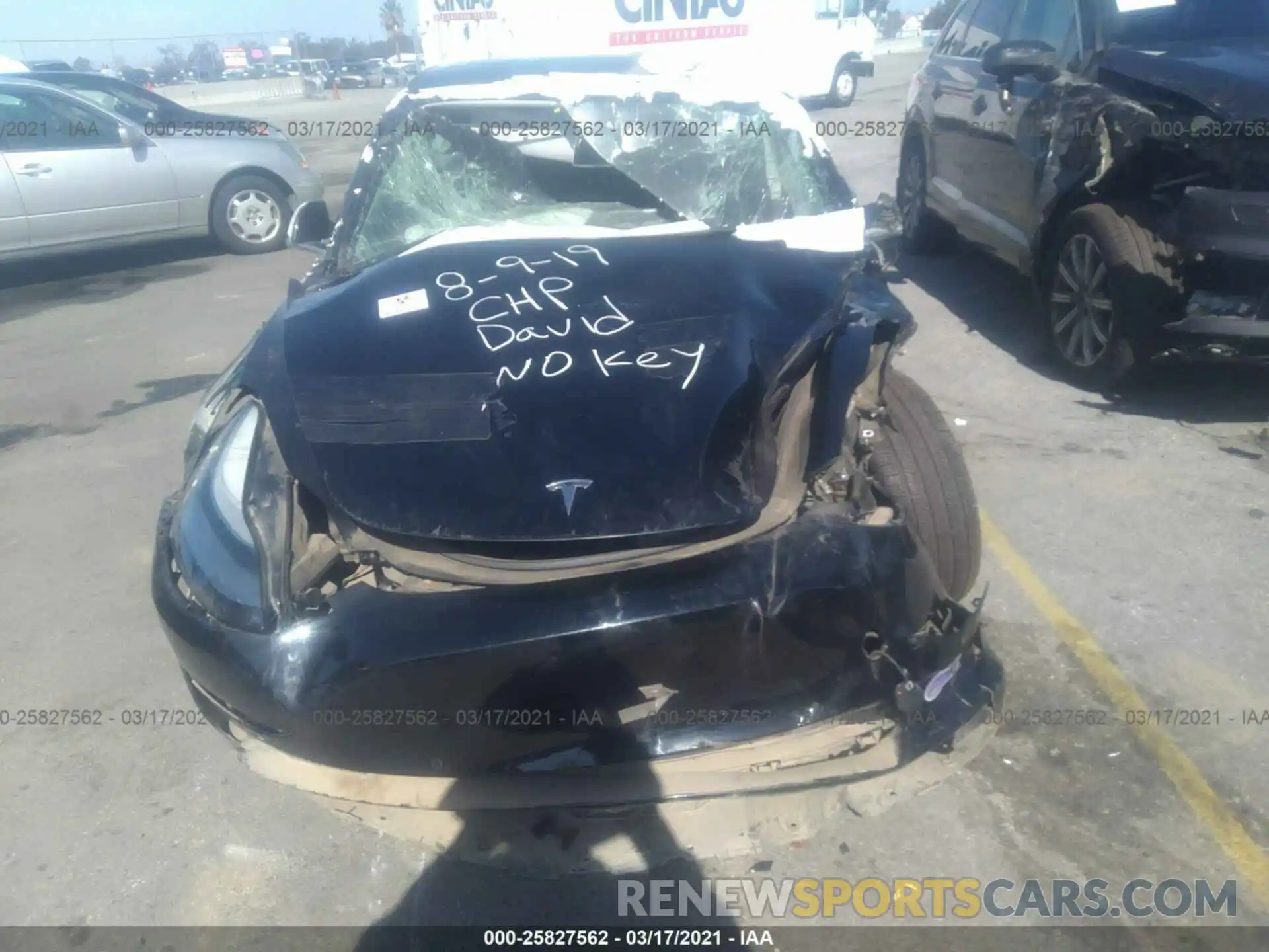 6 Photograph of a damaged car 5YJ3E1EA7KF307112 TESLA MODEL 3 2019