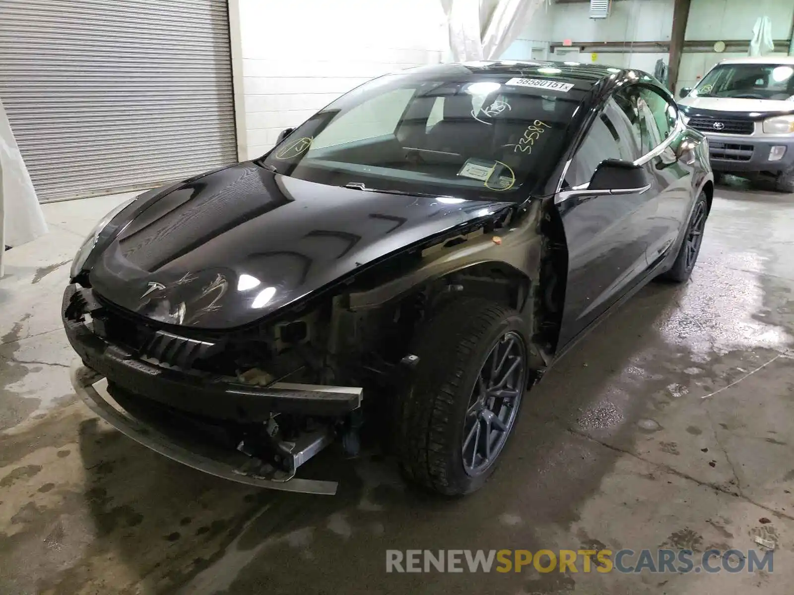 2 Фотография поврежденного автомобиля 5YJ3E1EA7KF307157 TESLA MODEL 3 2019