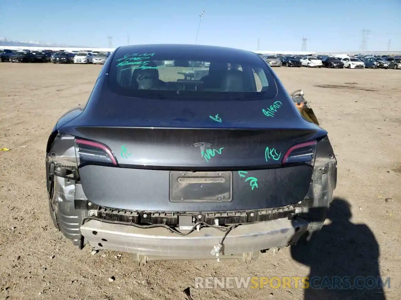 6 Фотография поврежденного автомобиля 5YJ3E1EA7KF307496 TESLA MODEL 3 2019