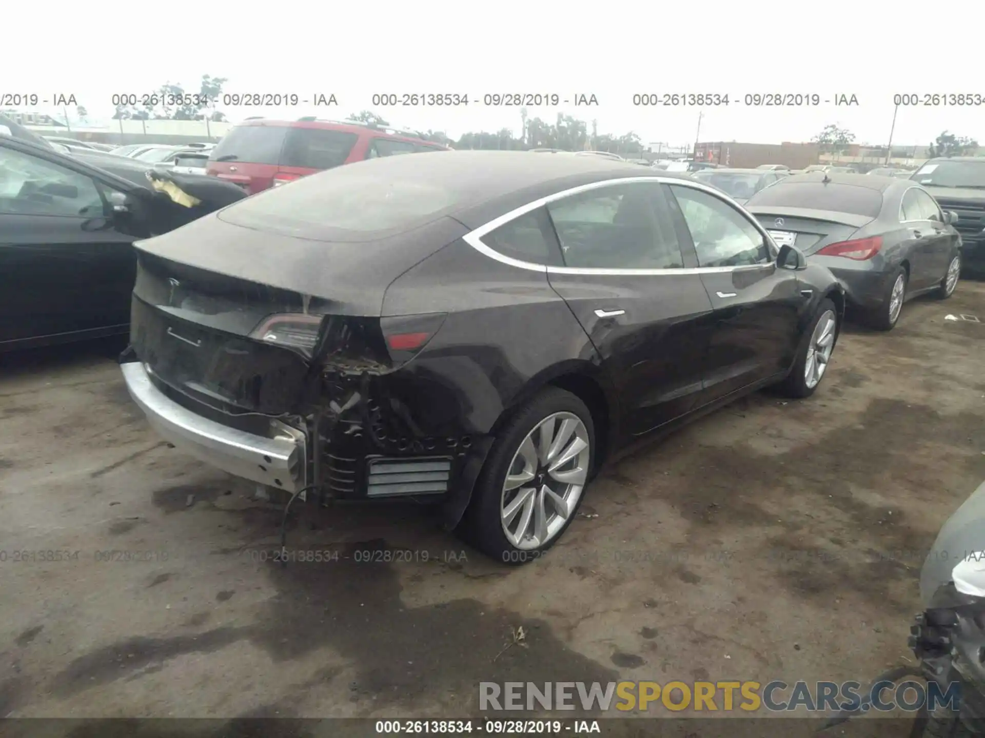 4 Photograph of a damaged car 5YJ3E1EA7KF311029 TESLA MODEL 3 2019