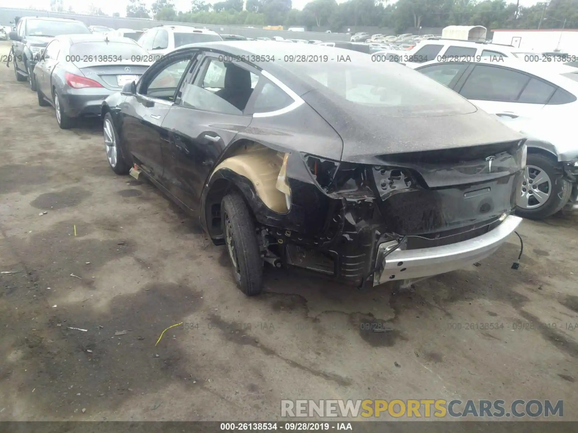 6 Photograph of a damaged car 5YJ3E1EA7KF311029 TESLA MODEL 3 2019