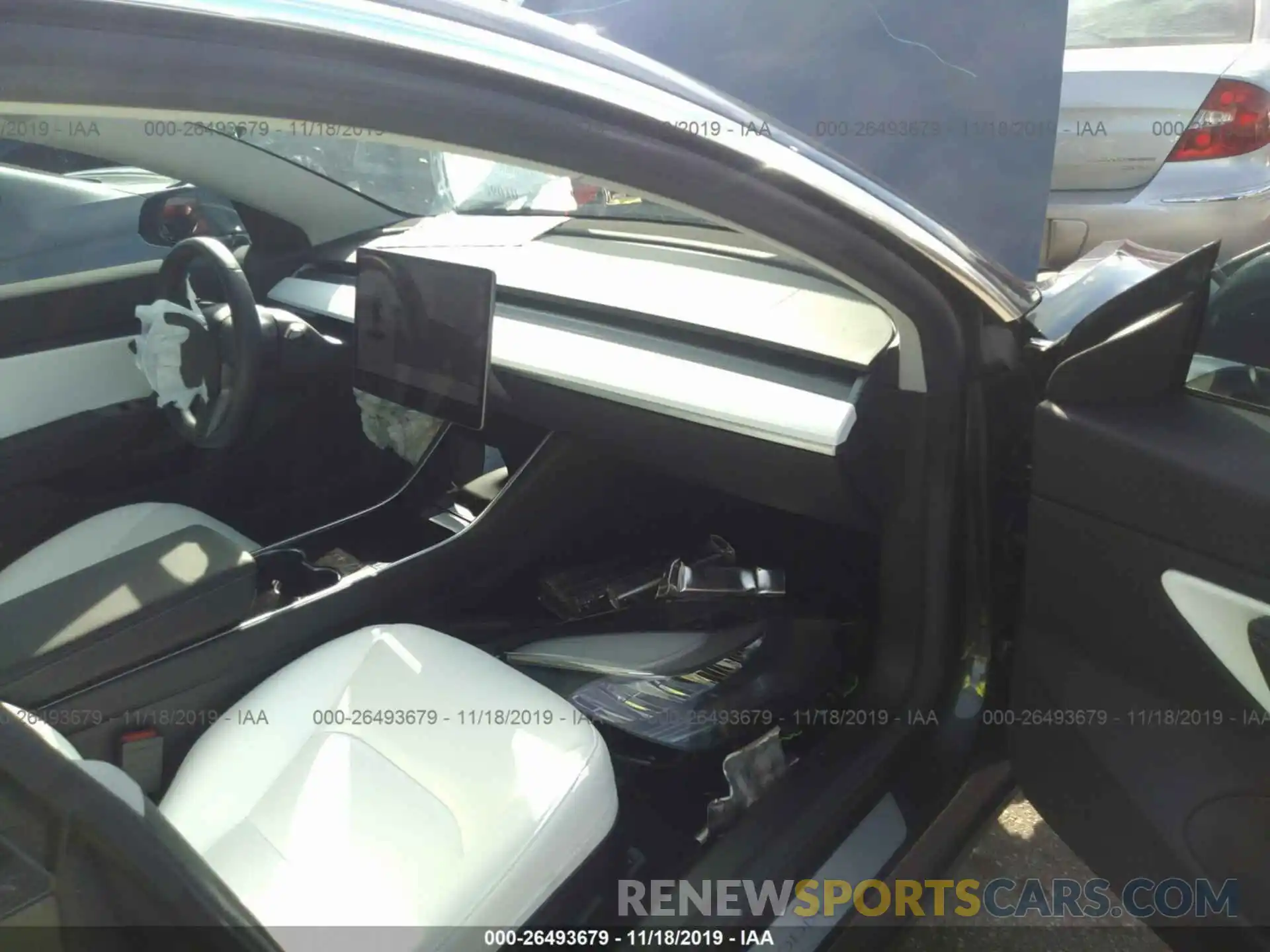 5 Photograph of a damaged car 5YJ3E1EA7KF312732 TESLA MODEL 3 2019