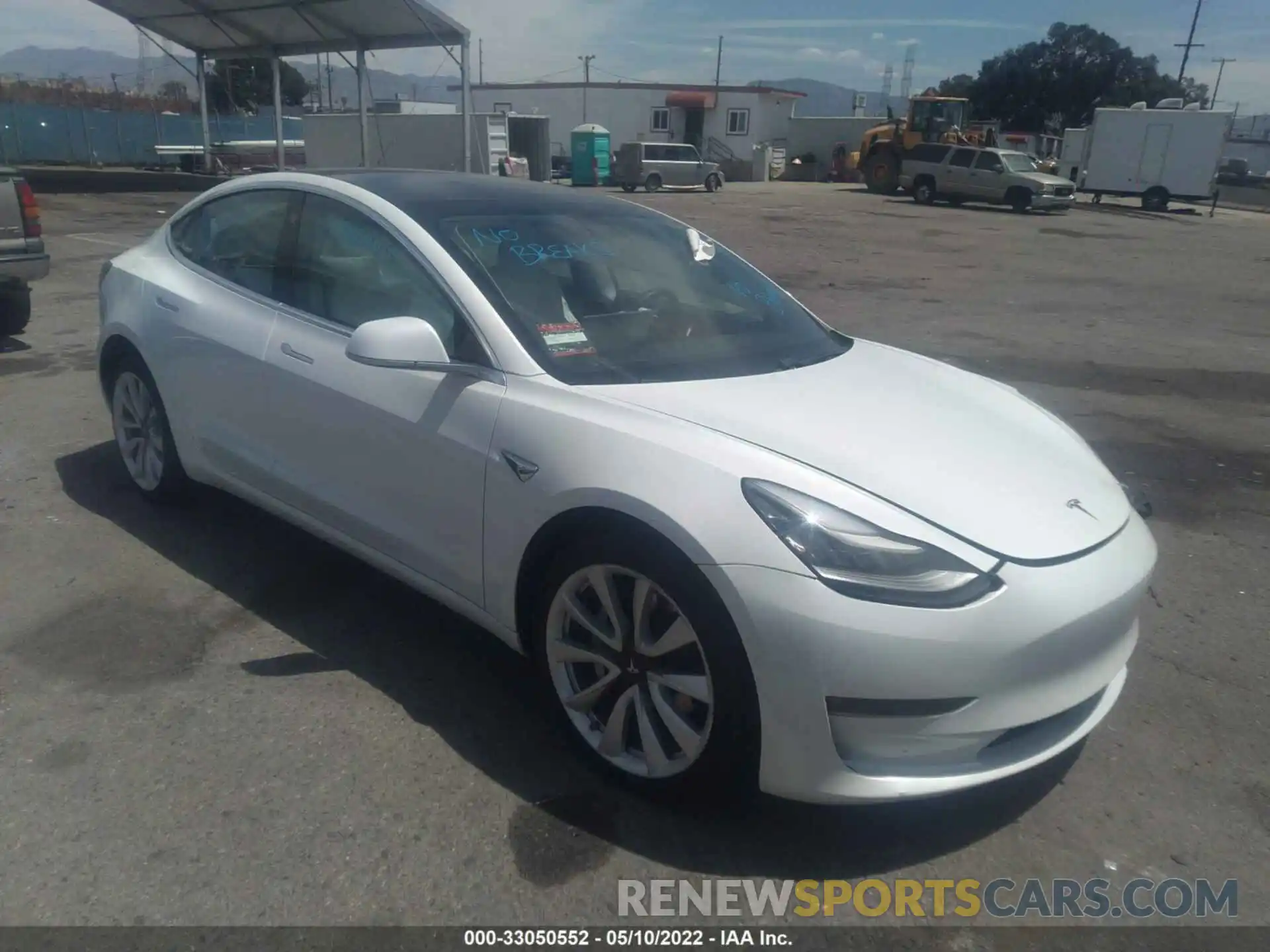 1 Photograph of a damaged car 5YJ3E1EA7KF313041 TESLA MODEL 3 2019