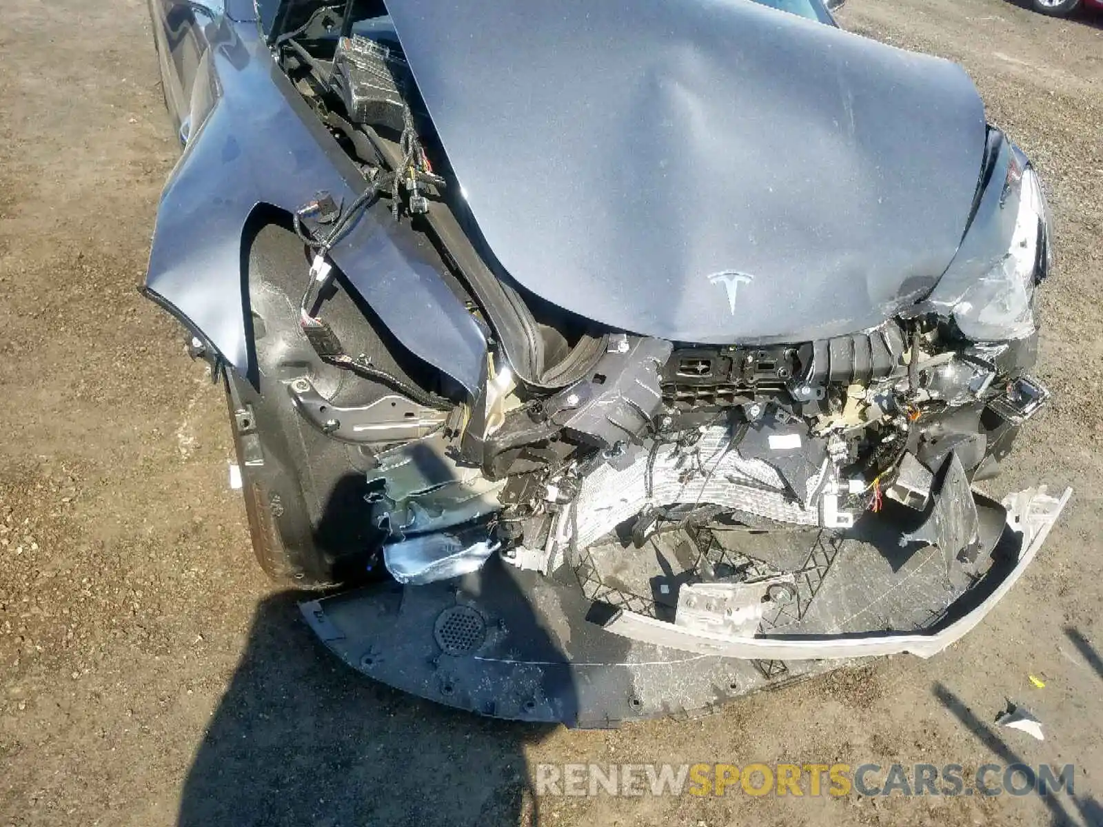9 Photograph of a damaged car 5YJ3E1EA7KF313671 TESLA MODEL 3 2019