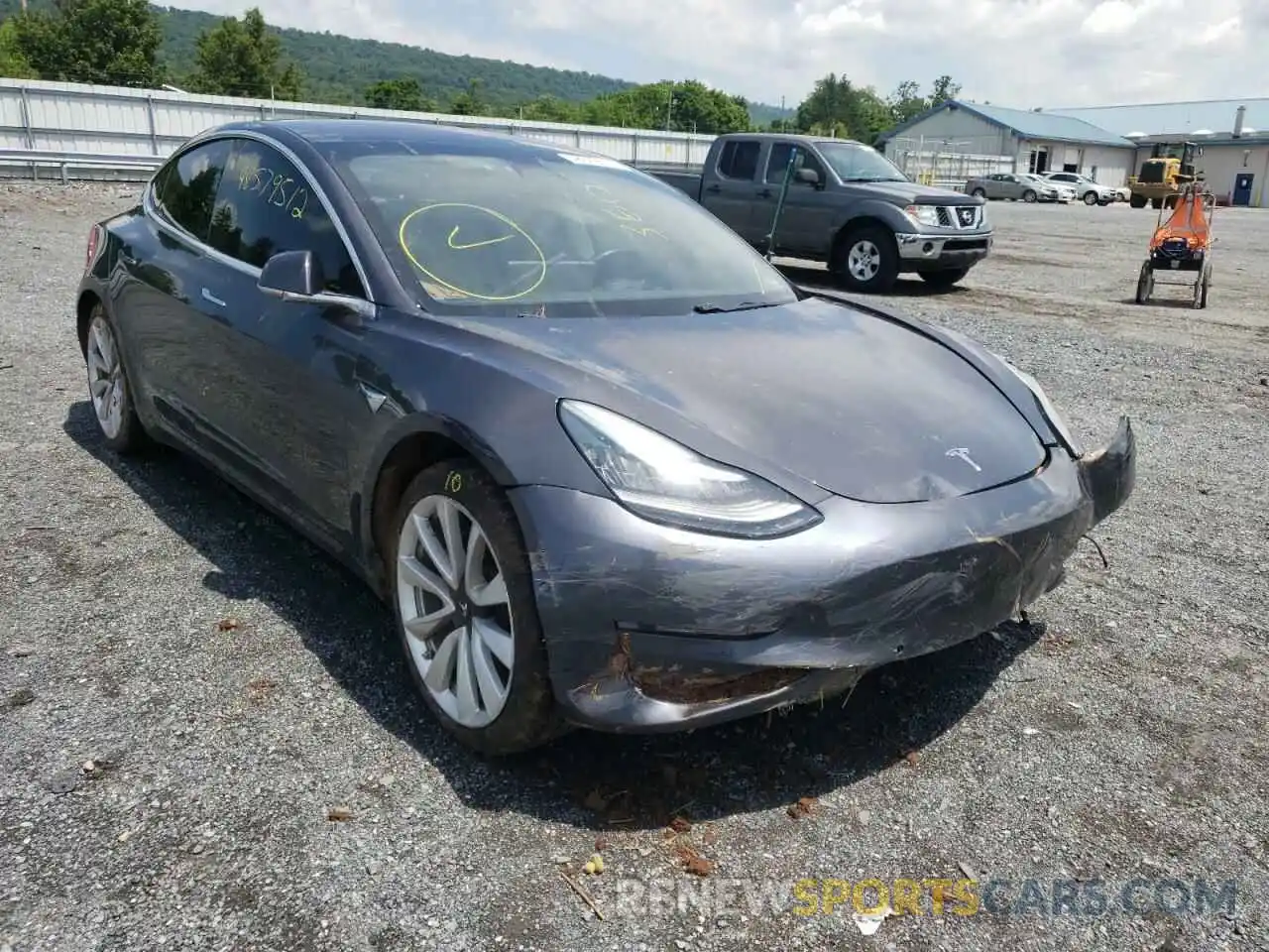 1 Фотография поврежденного автомобиля 5YJ3E1EA7KF314318 TESLA MODEL 3 2019