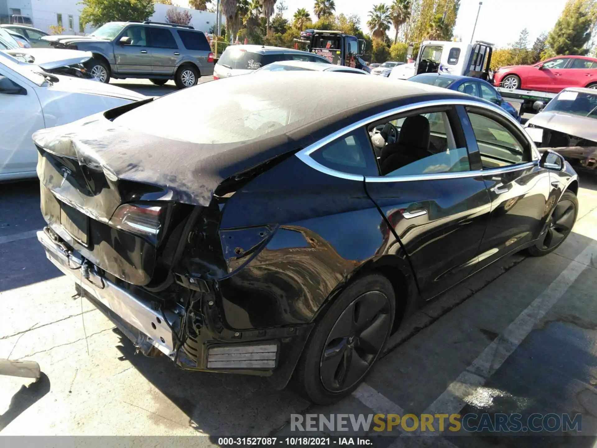 4 Photograph of a damaged car 5YJ3E1EA7KF316697 TESLA MODEL 3 2019