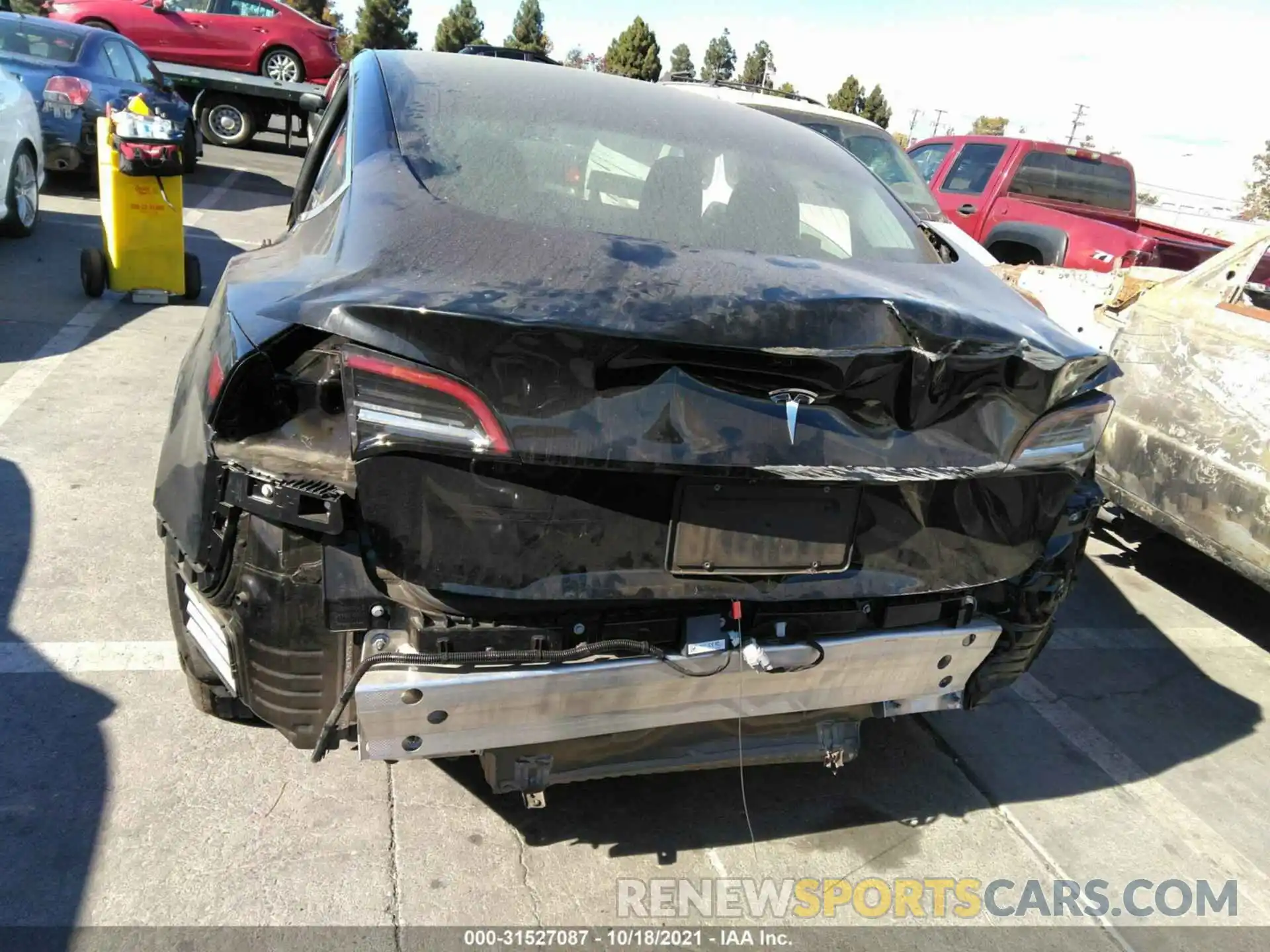 6 Photograph of a damaged car 5YJ3E1EA7KF316697 TESLA MODEL 3 2019