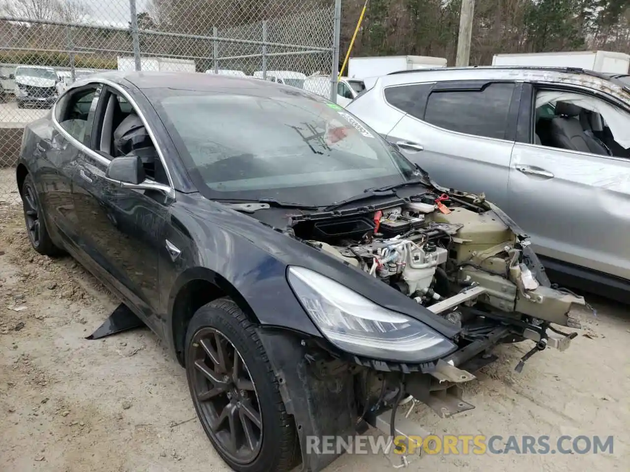 1 Фотография поврежденного автомобиля 5YJ3E1EA7KF321558 TESLA MODEL 3 2019