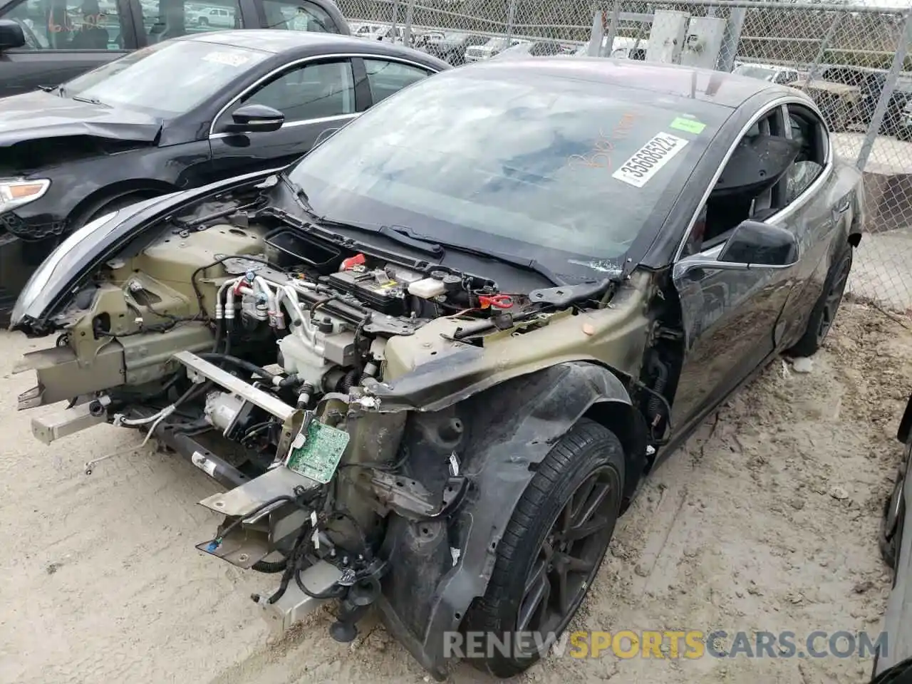 2 Фотография поврежденного автомобиля 5YJ3E1EA7KF321558 TESLA MODEL 3 2019